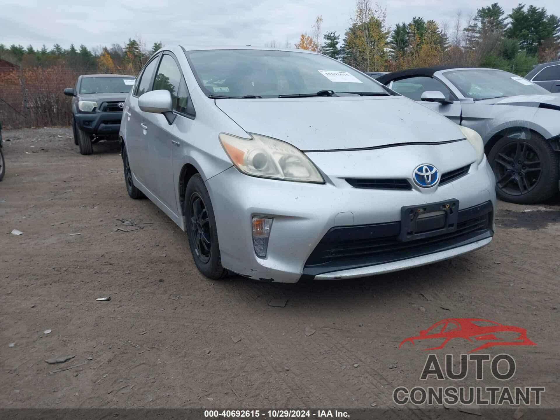 TOYOTA PRIUS 2012 - JTDKN3DU5C5506875