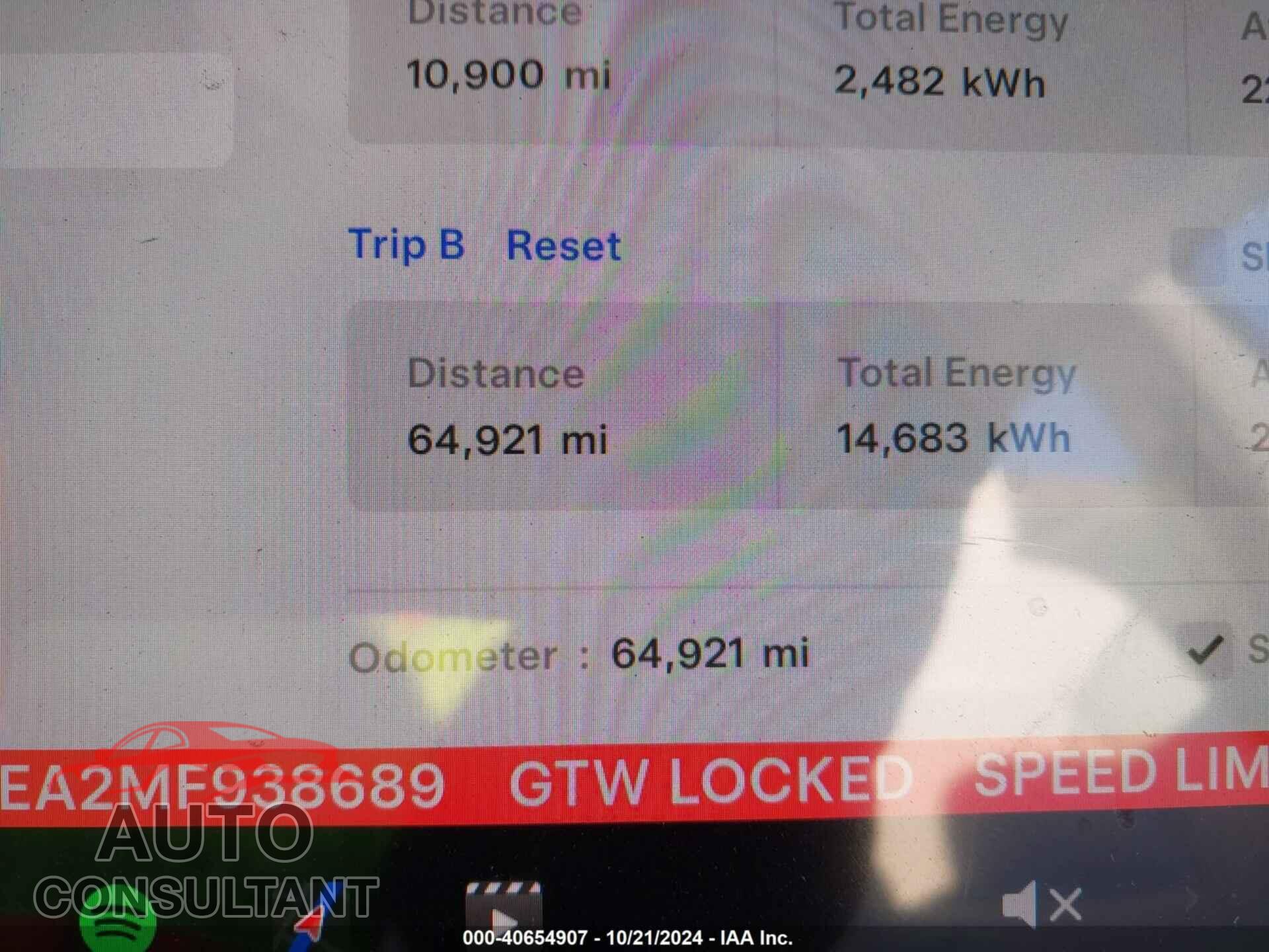 TESLA MODEL 3 2021 - 5YJ3E1EA2MF938689