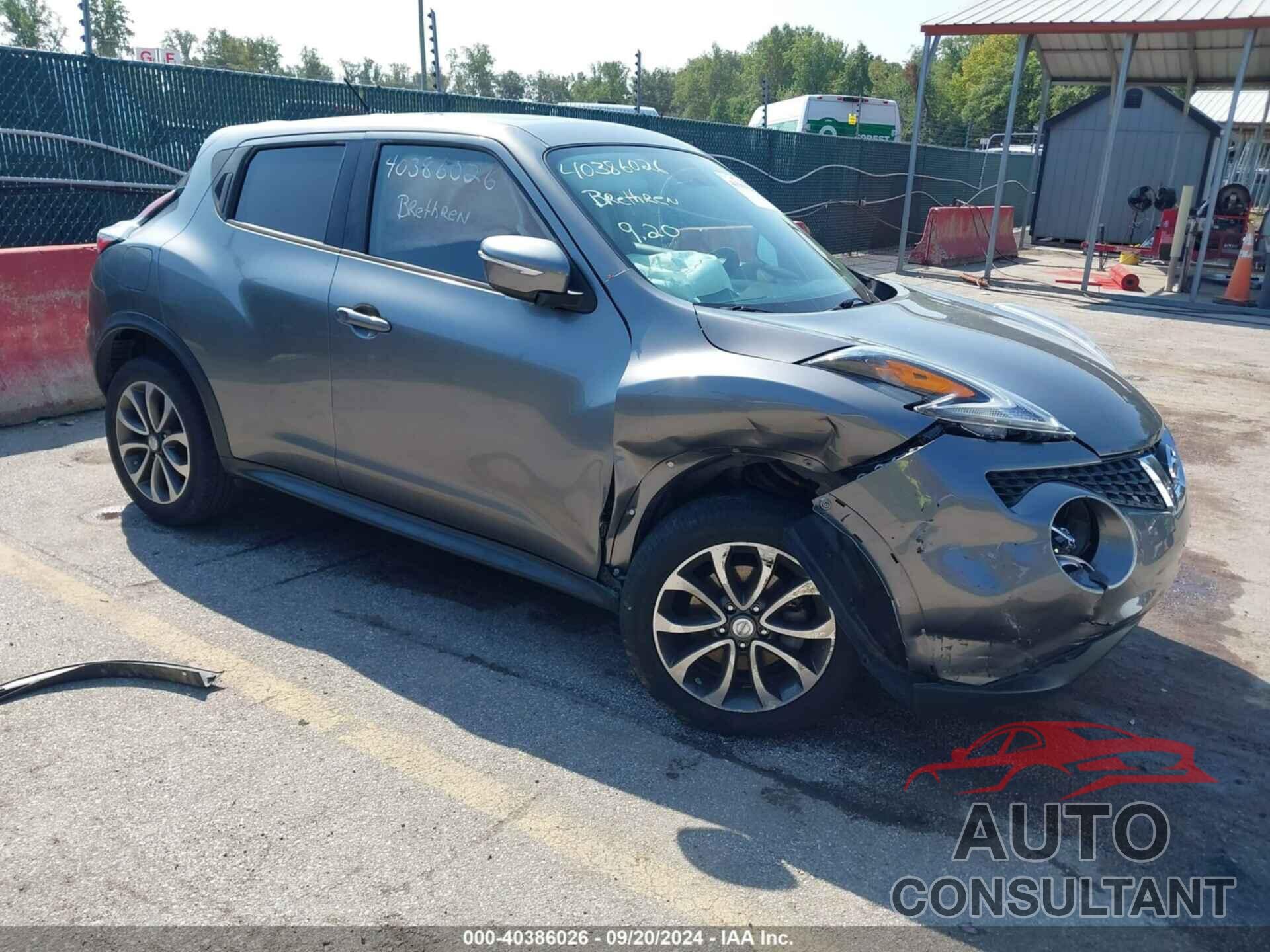 NISSAN JUKE 2017 - JN8AF5MR4HT700675