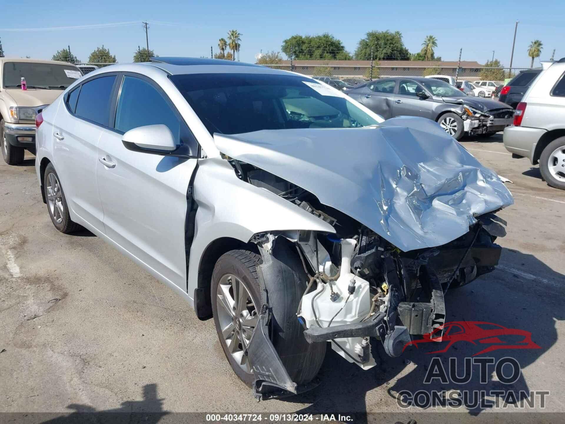 HYUNDAI ELANTRA 2018 - 5NPD84LF9JH375763