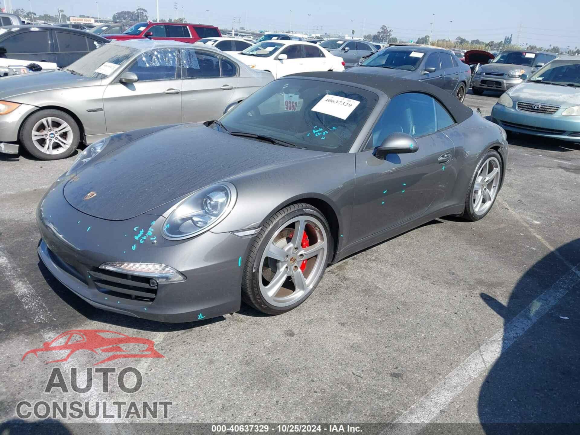 PORSCHE 911 2013 - WP0CB2A92DS155353