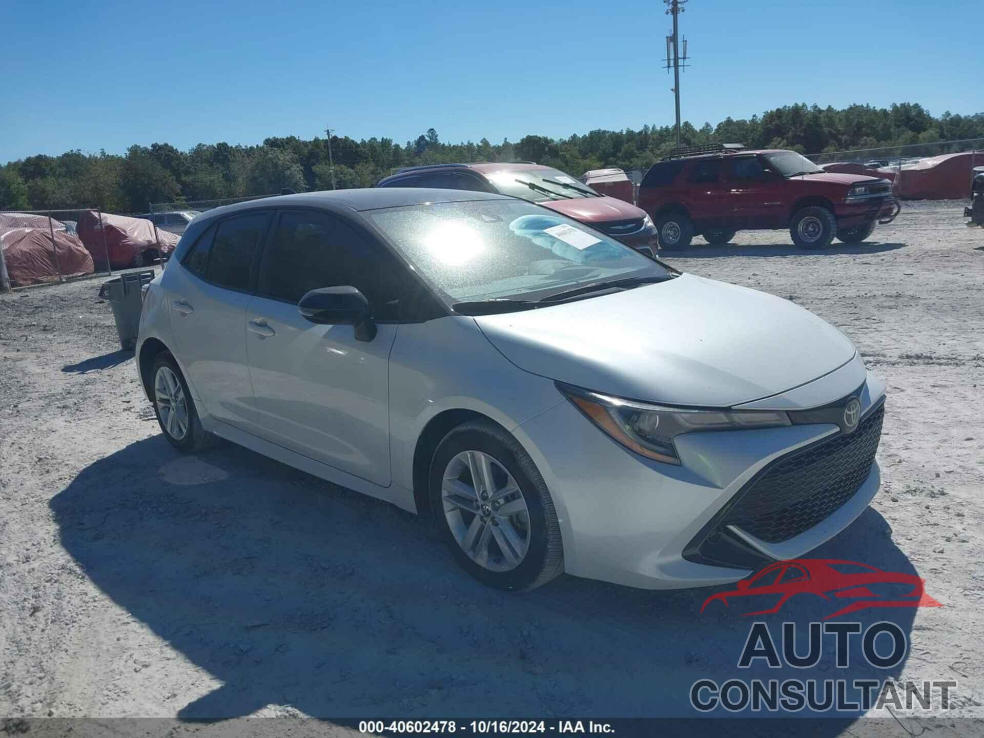 TOYOTA COROLLA 2022 - JTNB4MBE0N3172236