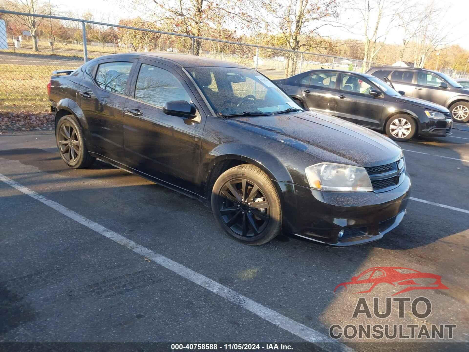 DODGE AVENGER 2014 - 1C3CDZCB2EN161144