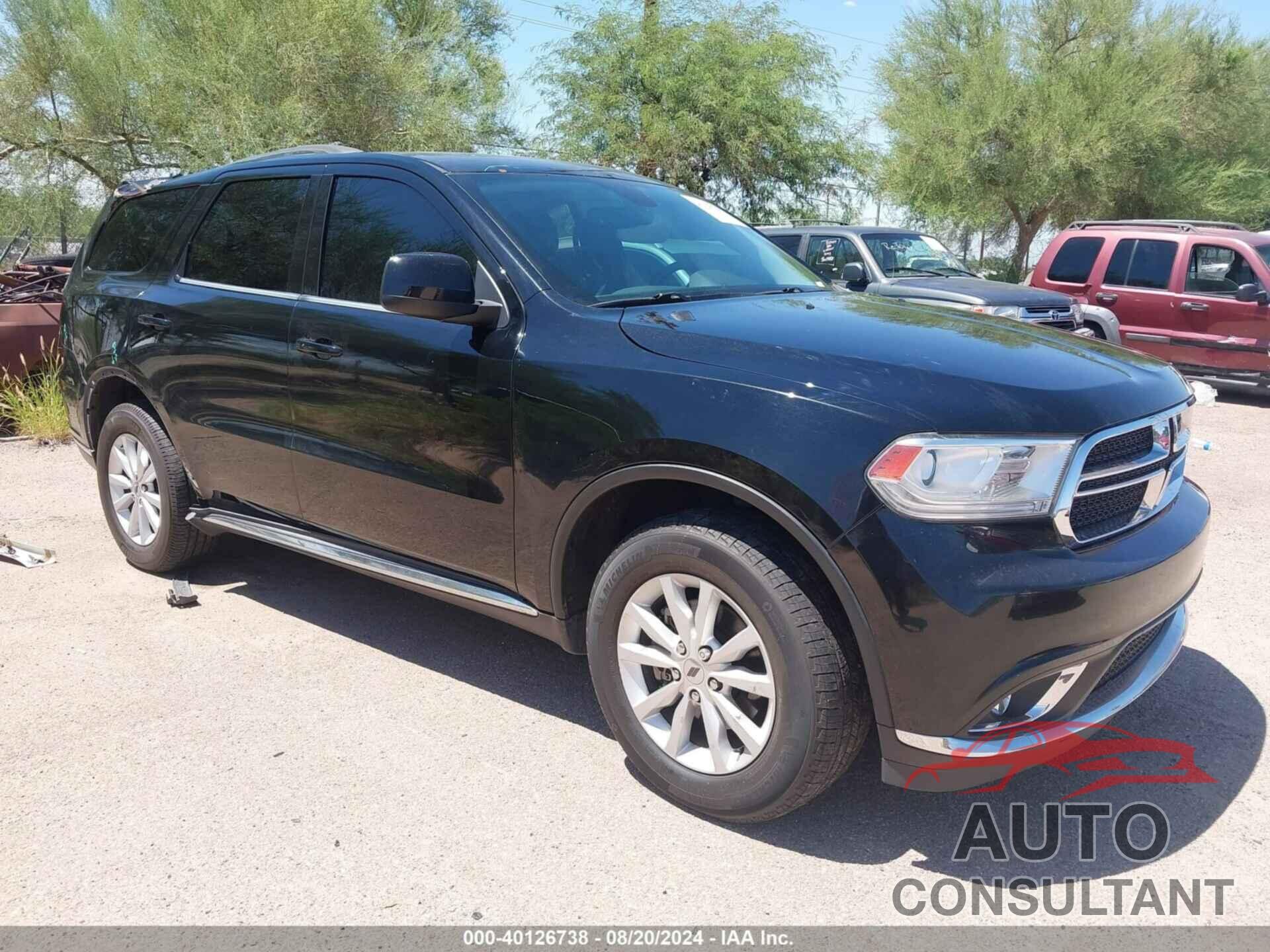 DODGE DURANGO 2019 - 1C4RDJAG7KC605888