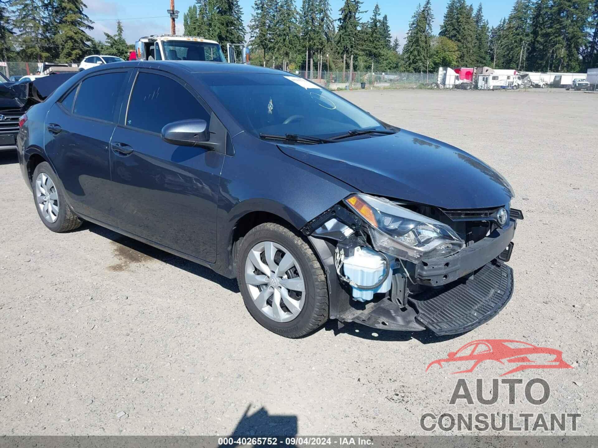 TOYOTA COROLLA 2016 - 2T1BURHE7GC697801