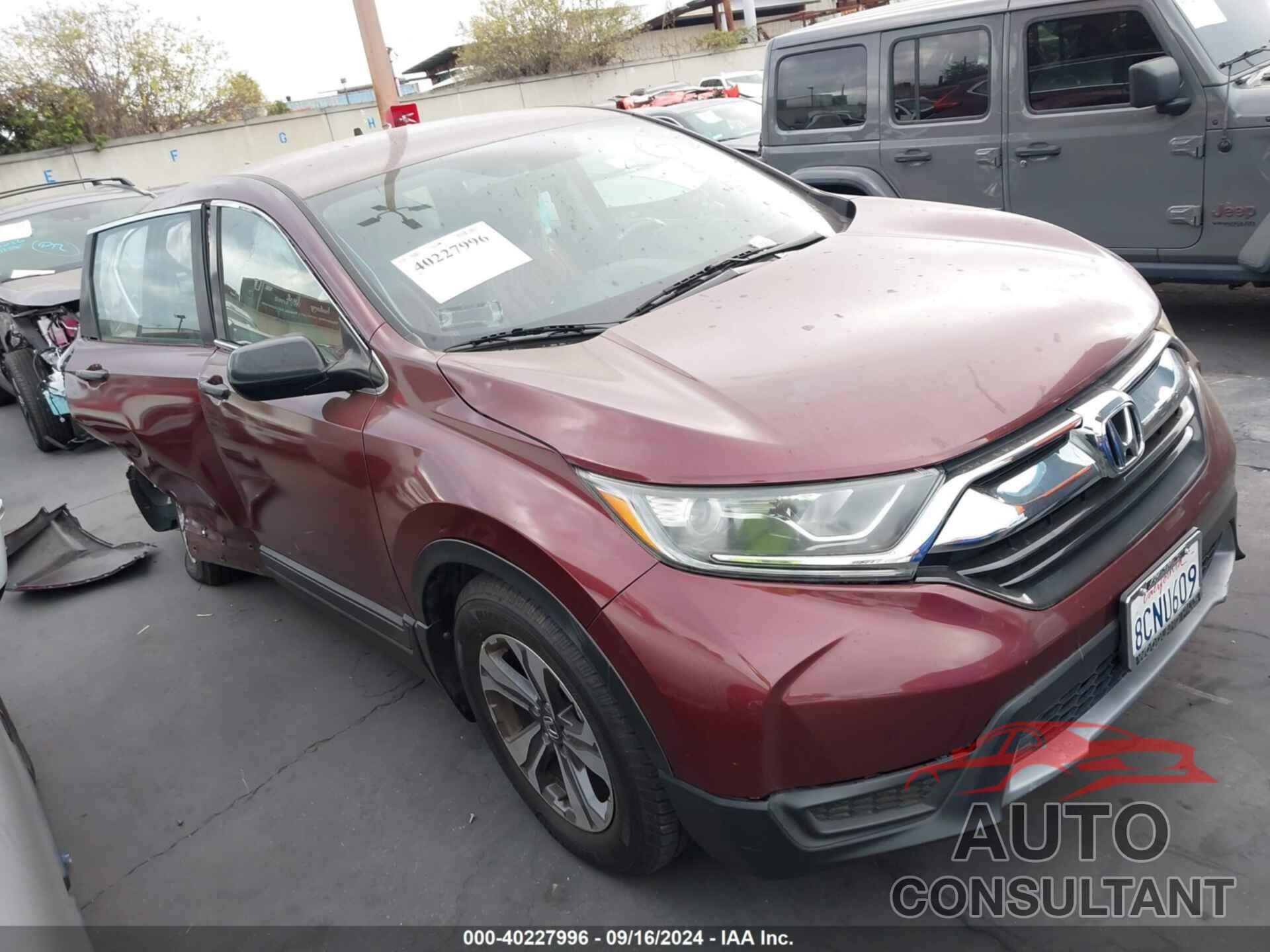 HONDA CR-V 2018 - 2HKRW5H33JH404822