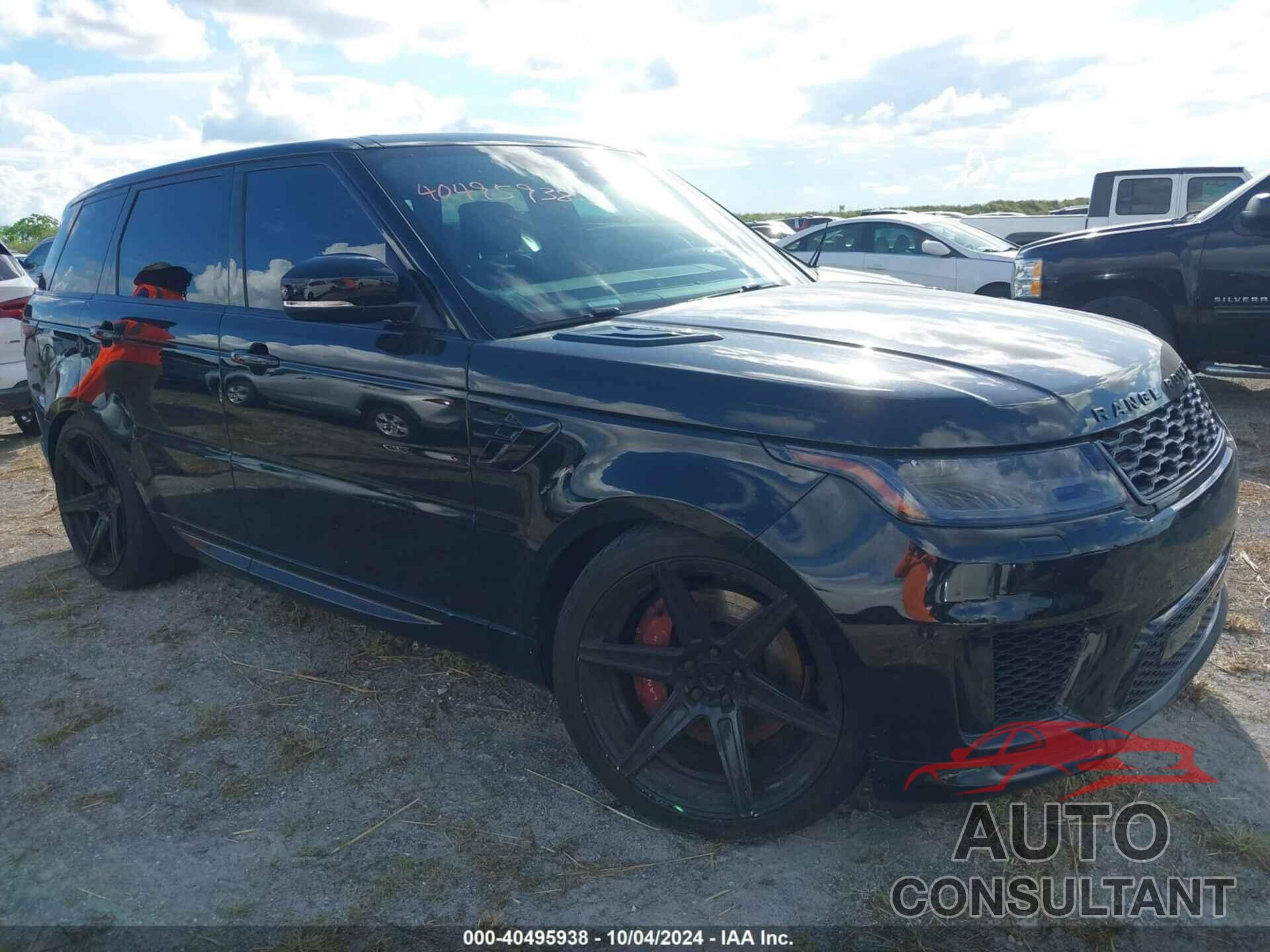 LAND ROVER RANGE ROVER SPORT 2019 - SALWR2REXKA819825