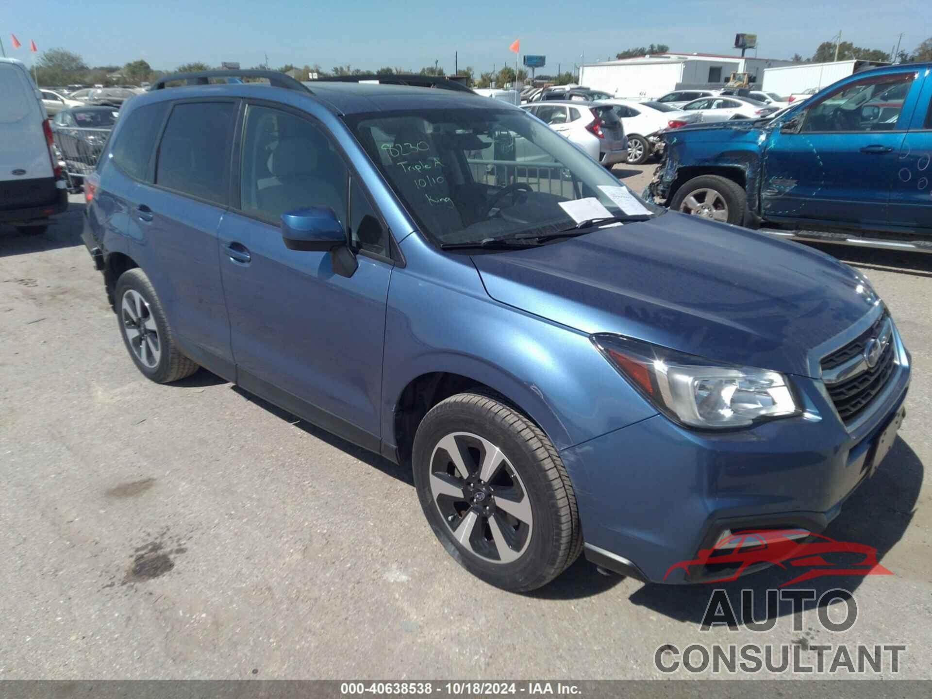 SUBARU FORESTER 2018 - JF2SJAGCXJH463926