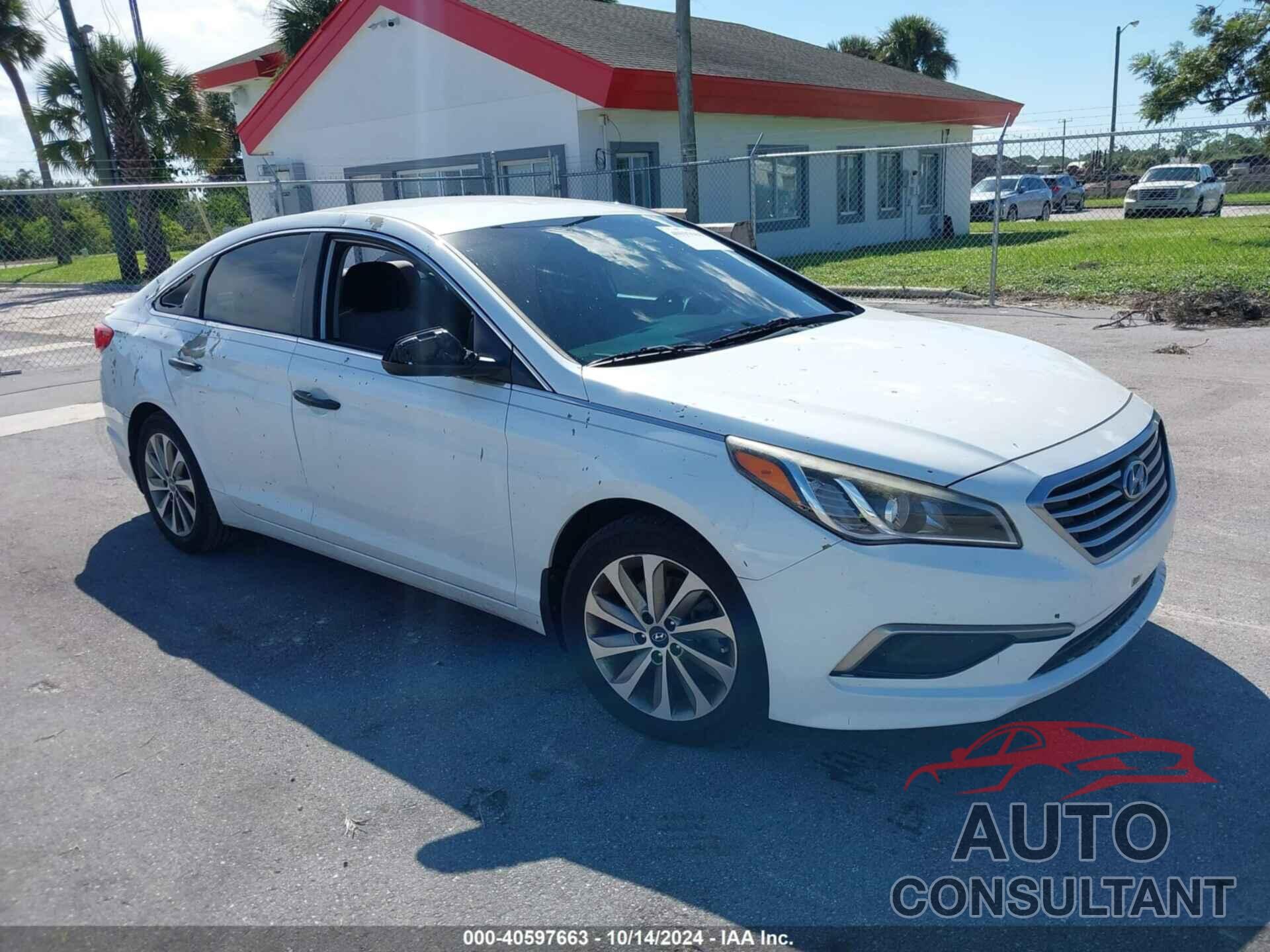 HYUNDAI SONATA 2016 - 5NPE24AF9GH428558