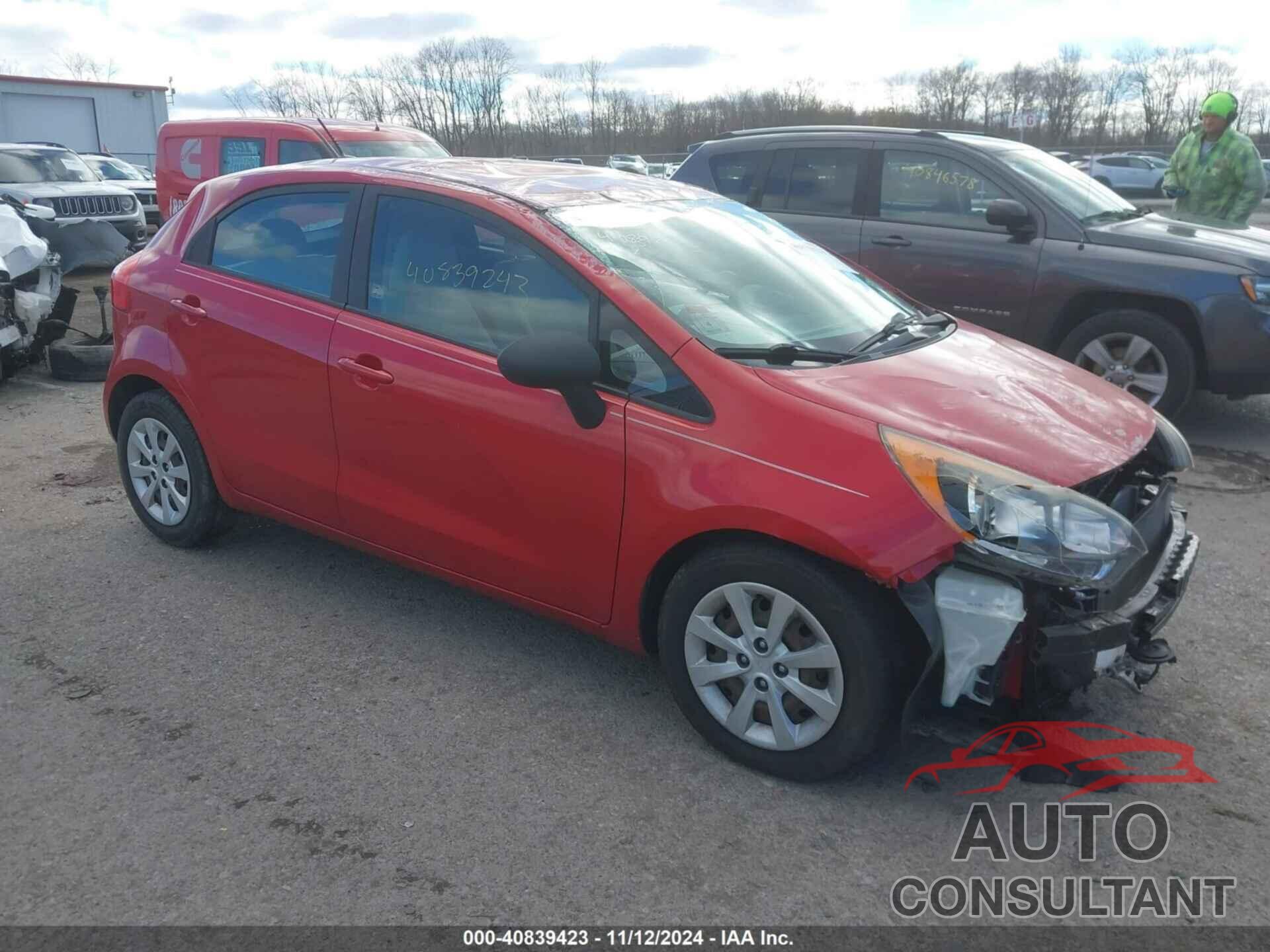 KIA RIO 2013 - KNADM5A38D6172045