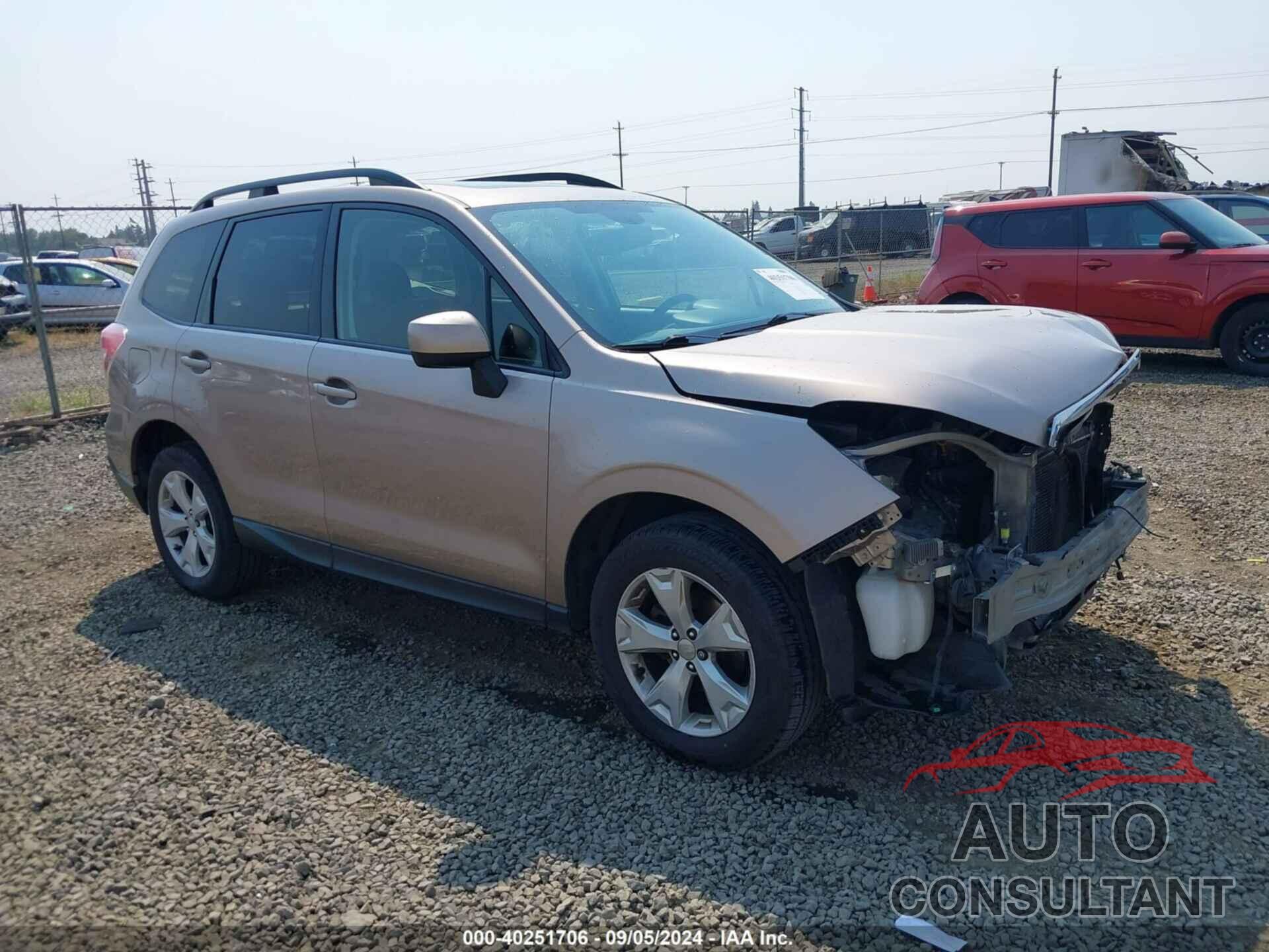 SUBARU FORESTER 2016 - JF2SJAFC0GH454923