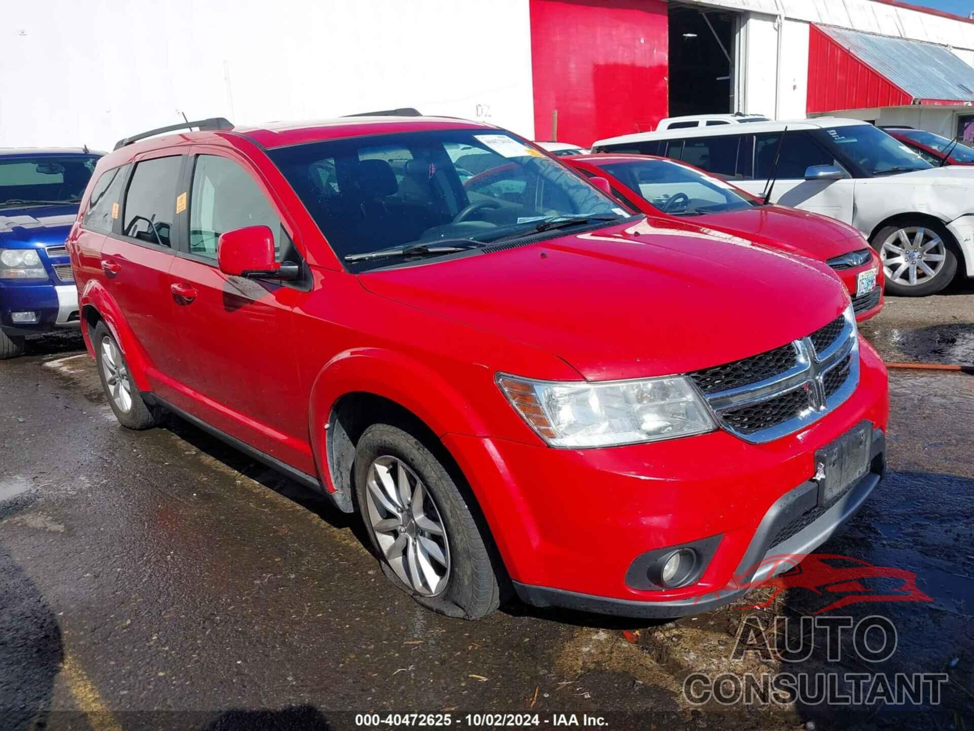 DODGE JOURNEY 2013 - 3C4PDDBG0DT586809