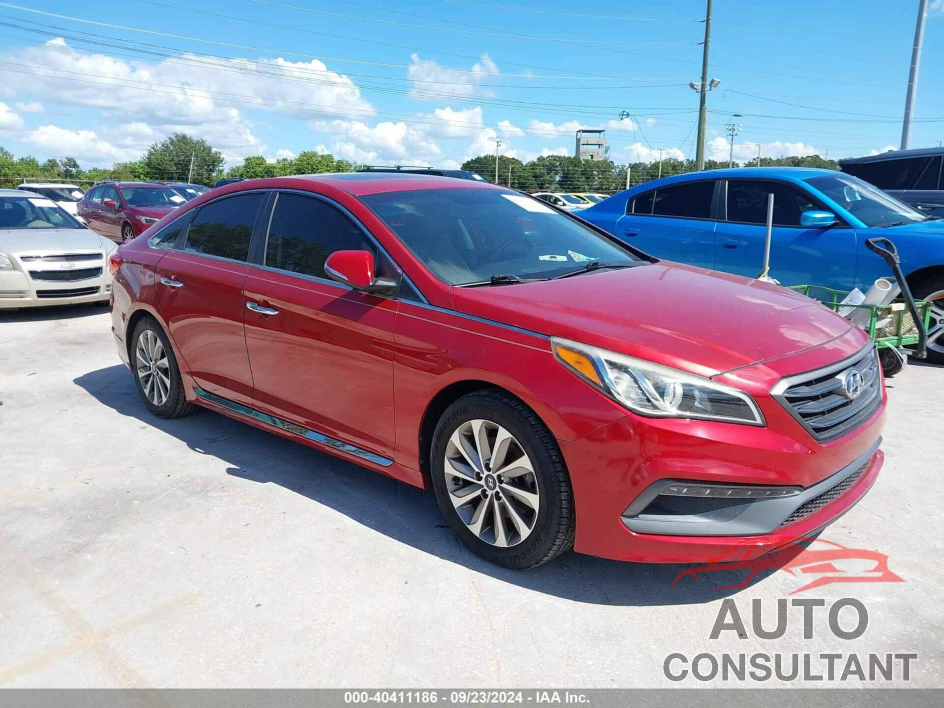 HYUNDAI SONATA 2017 - 5NPE34AF2HH468155