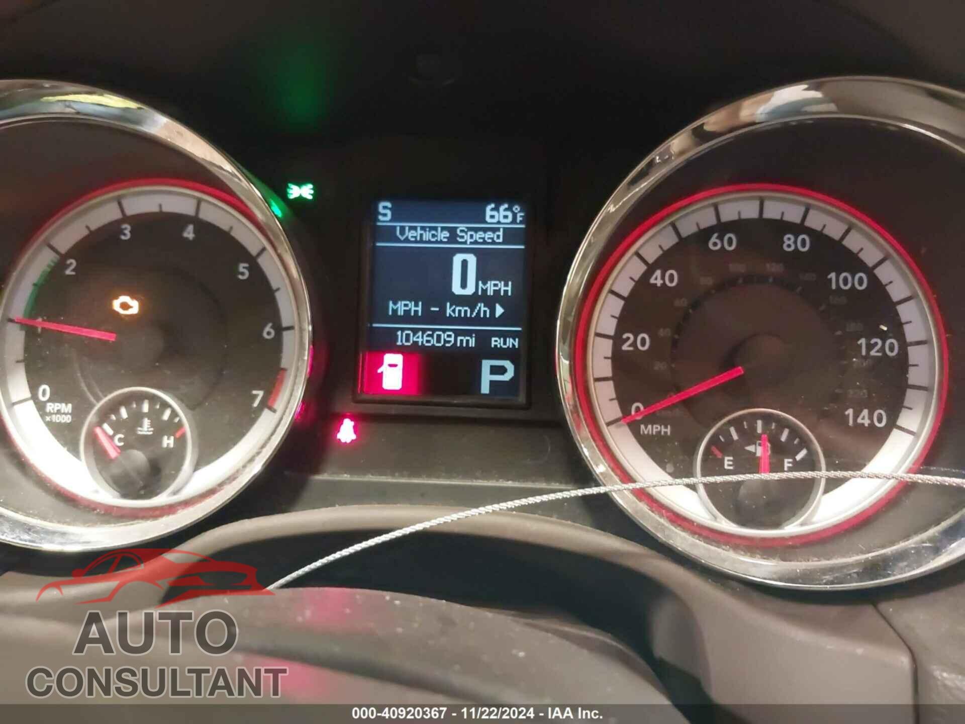 DODGE DURANGO 2012 - 1C4RDJAG5CC198137