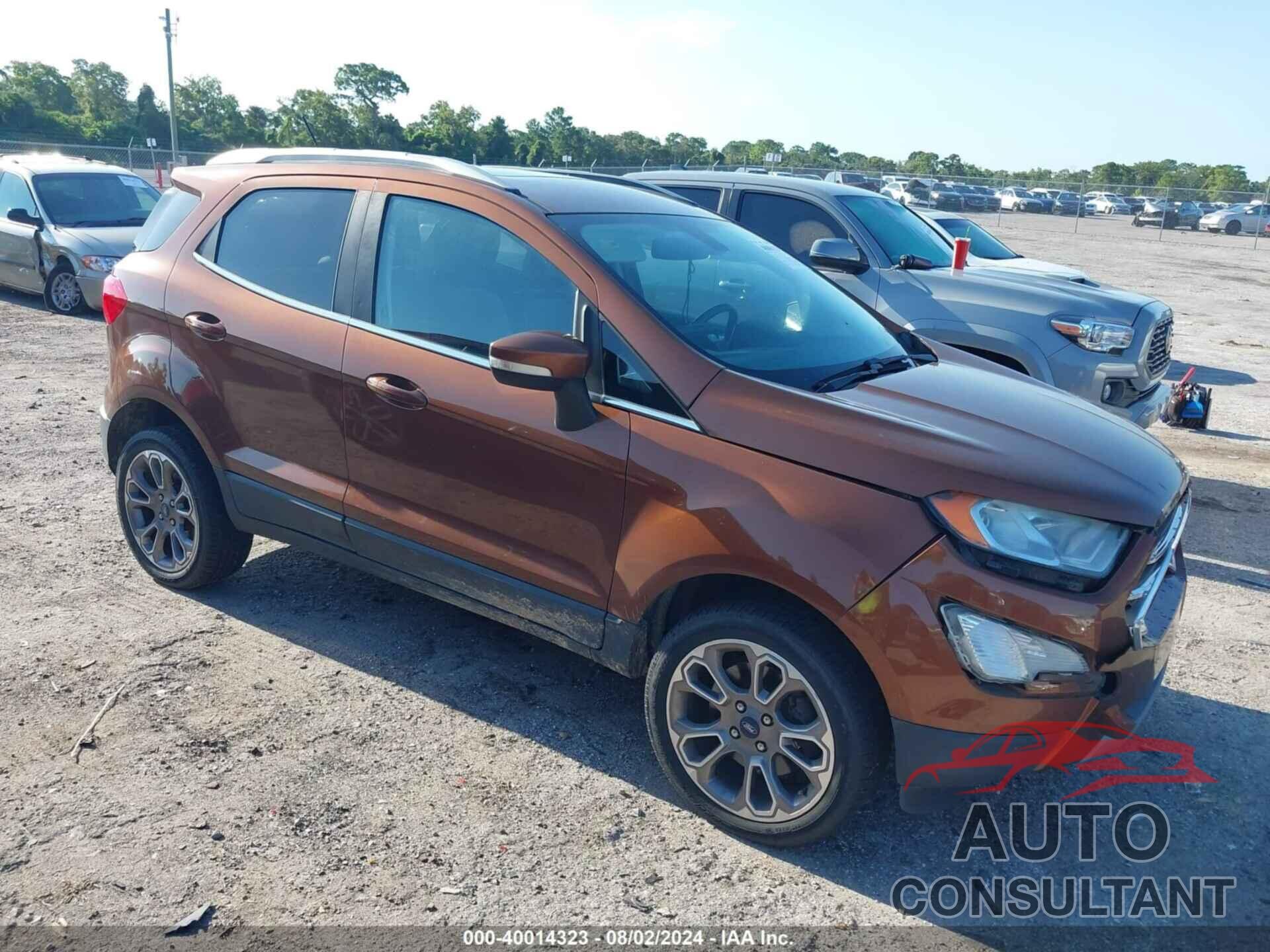 FORD ECOSPORT 2019 - MAJ6S3KL6KC286148