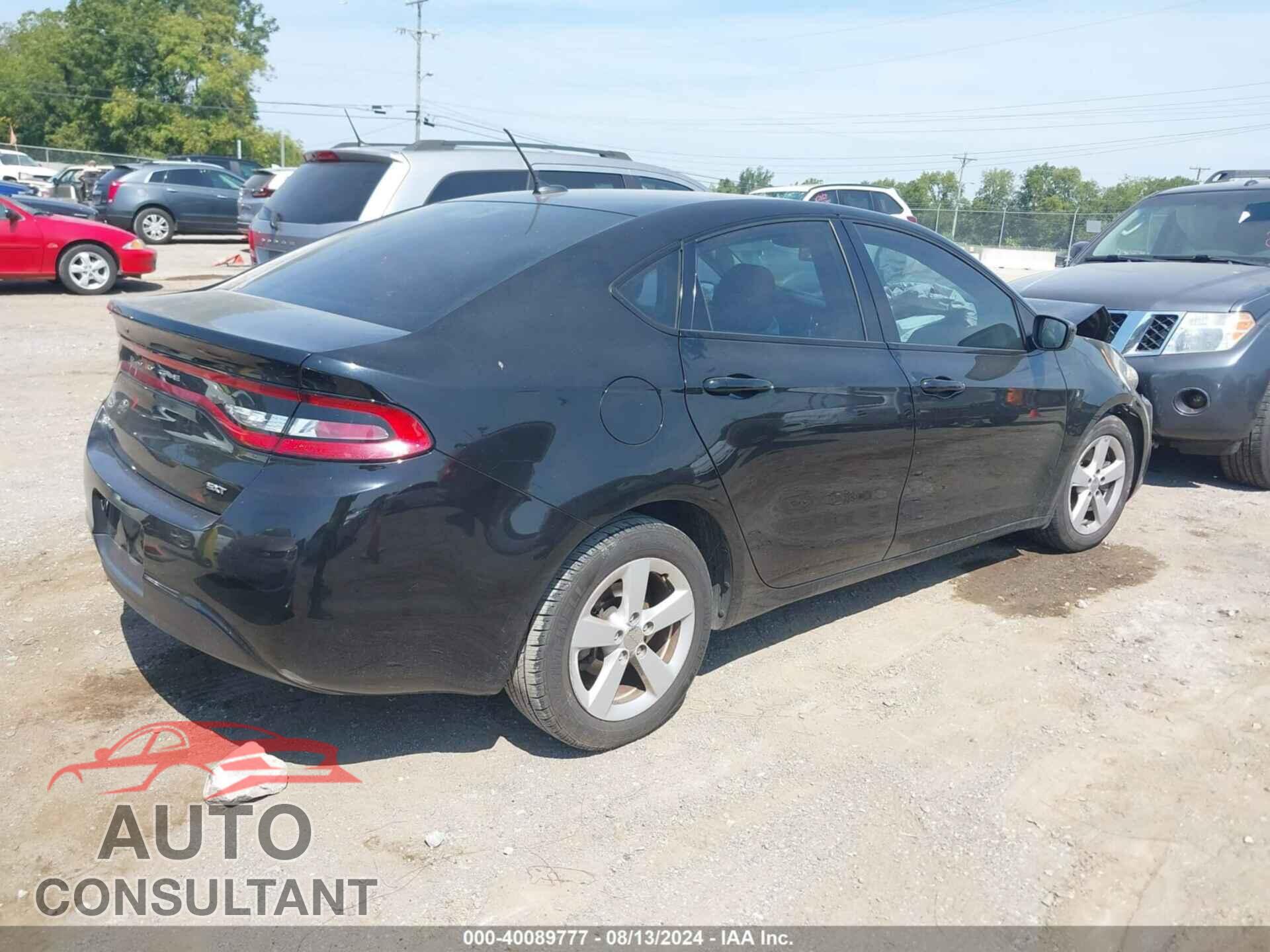 DODGE DART 2015 - 1C3CDFBB3FD415791