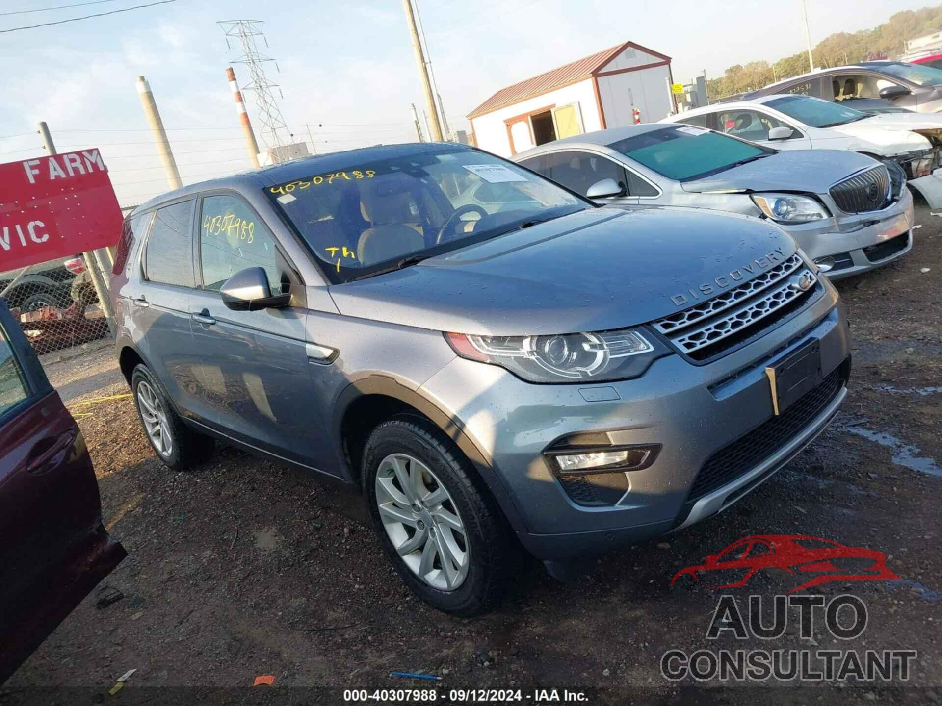 LAND ROVER DISCOVERY SPORT 2019 - SALCR2FX6KH824617