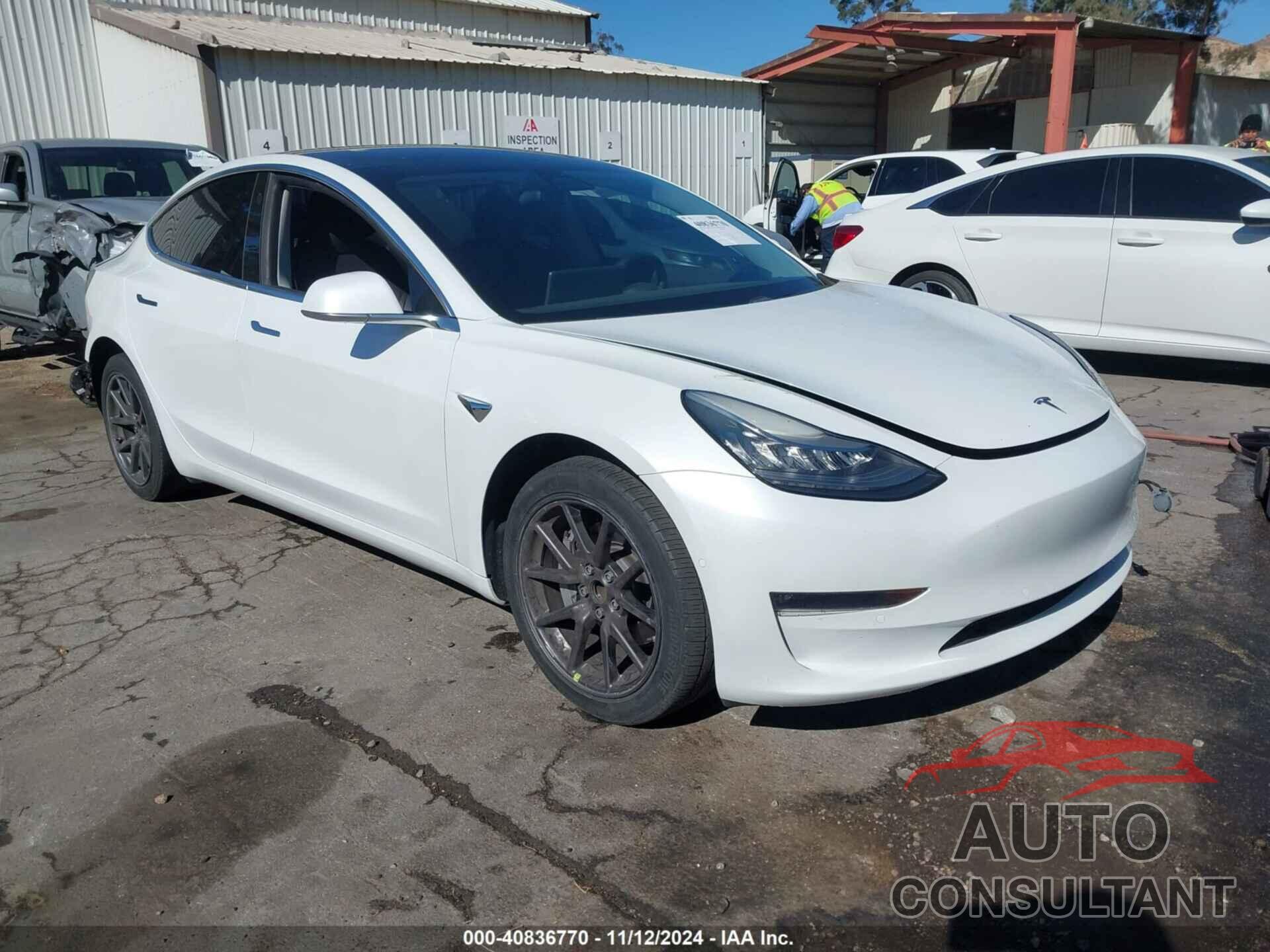 TESLA MODEL 3 2019 - 5YJ3E1EA7KF401541