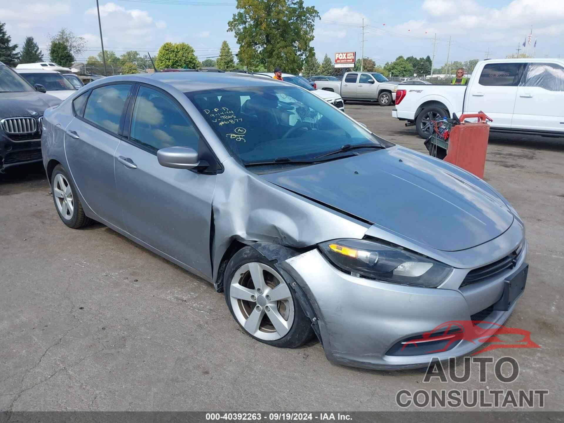 DODGE DART 2016 - 1C3CDFBB9GD769865