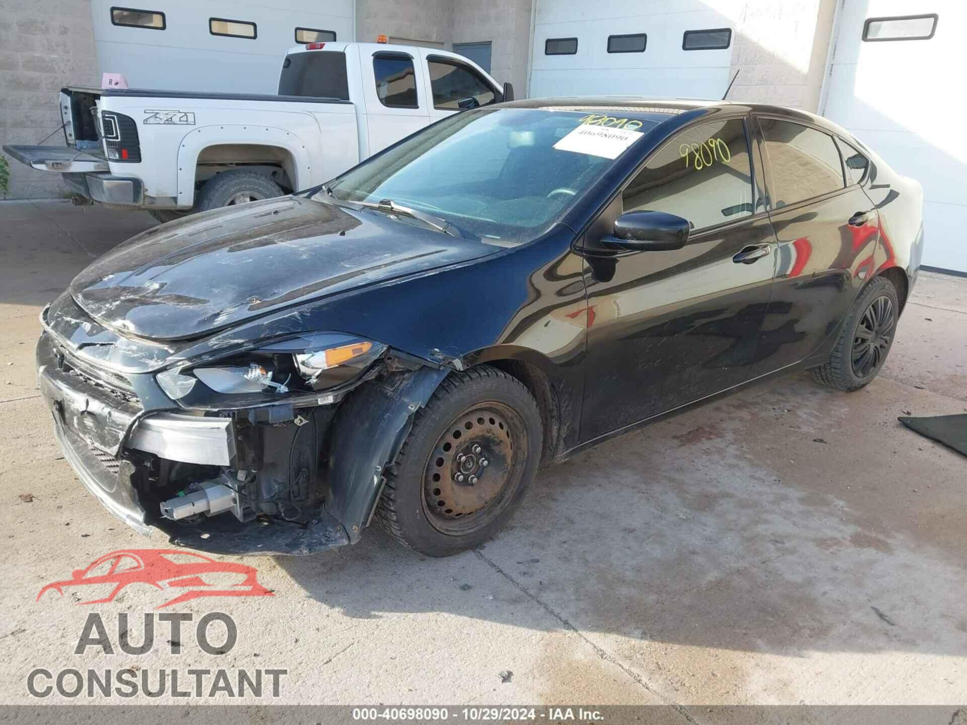 DODGE DART 2013 - 1C3CDFBA4DD304493