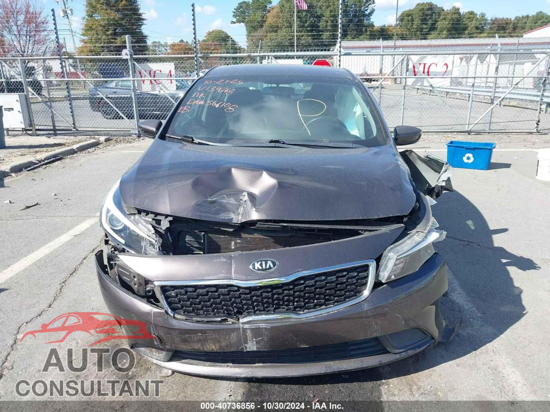 KIA FORTE 2017 - 3KPFK4A76HE139768