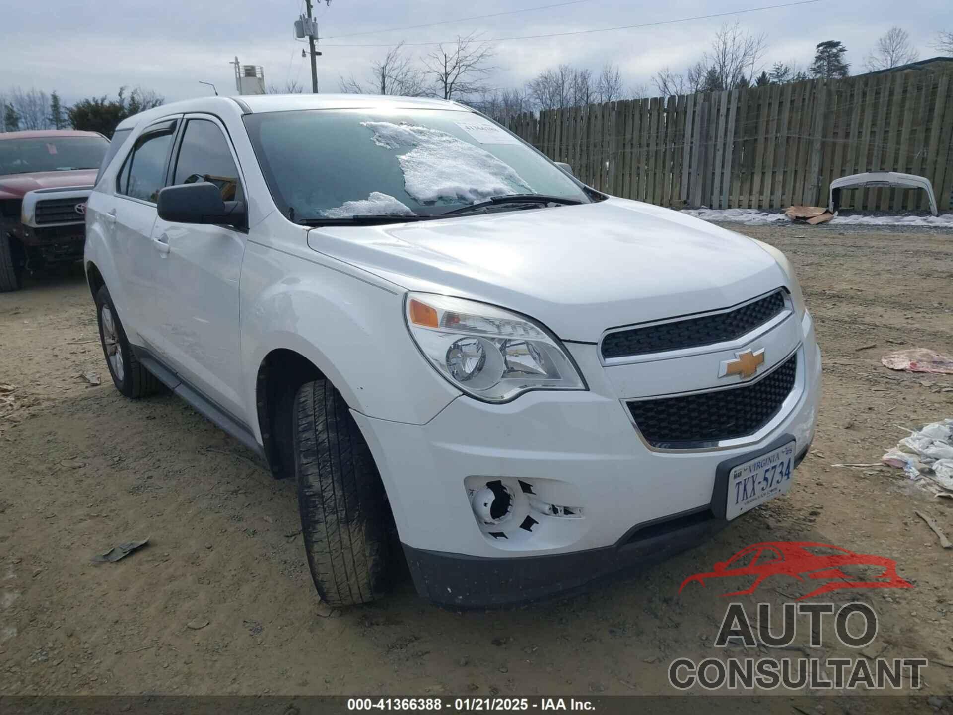 CHEVROLET EQUINOX 2012 - 2GNALBEK5C1204956