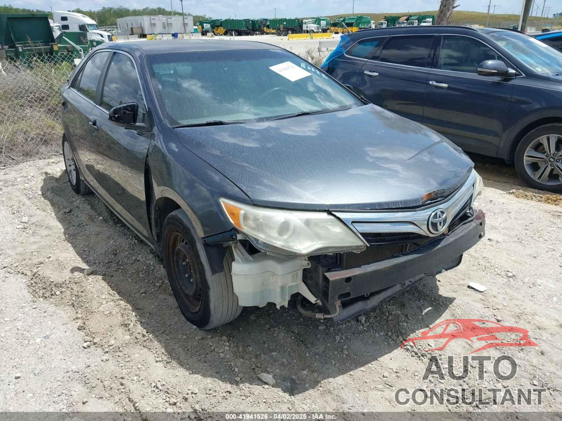 TOYOTA CAMRY 2012 - 4T4BF1FK9CR168403