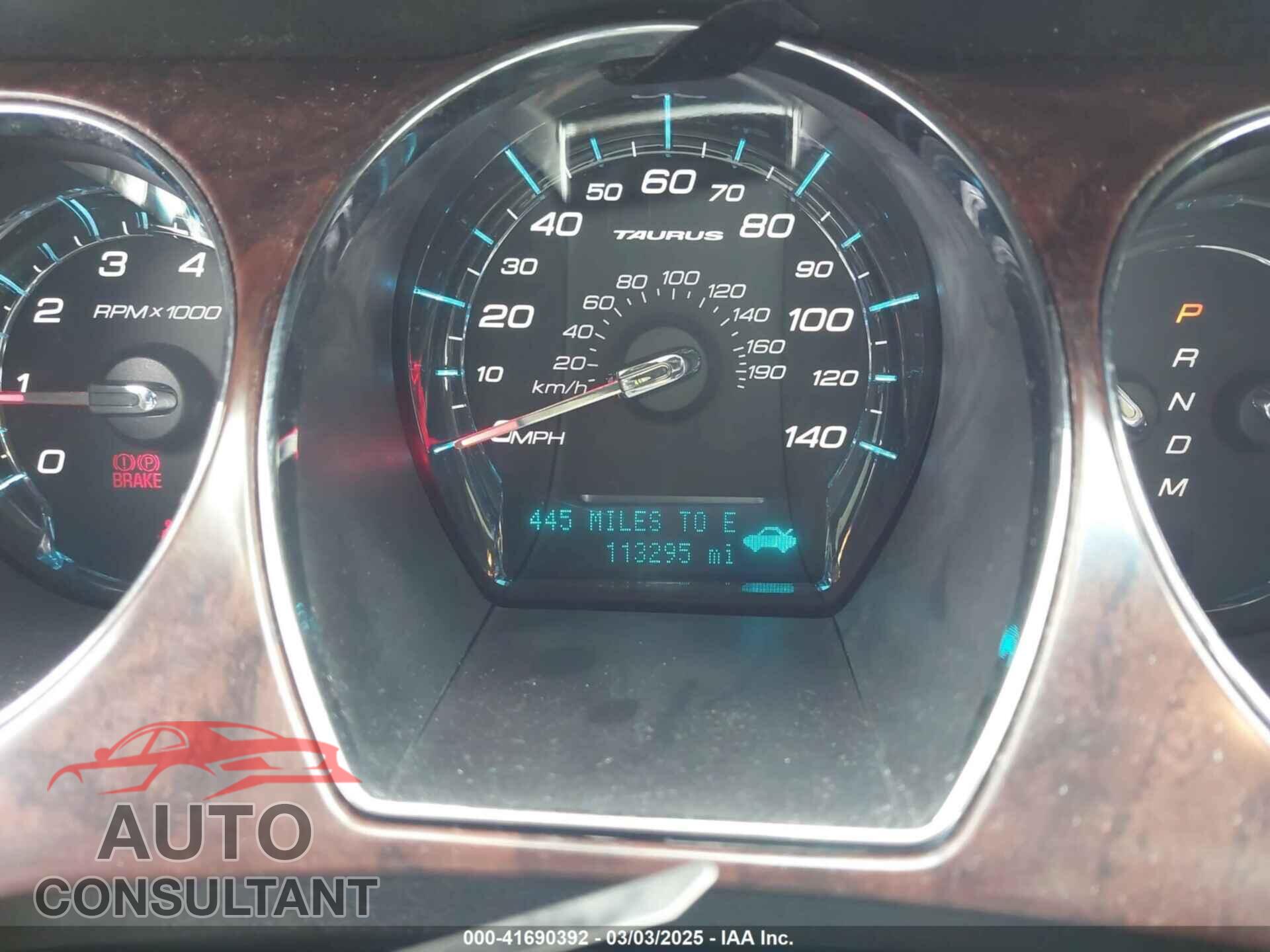FORD TAURUS 2012 - 1FAHP2FW2CG143362