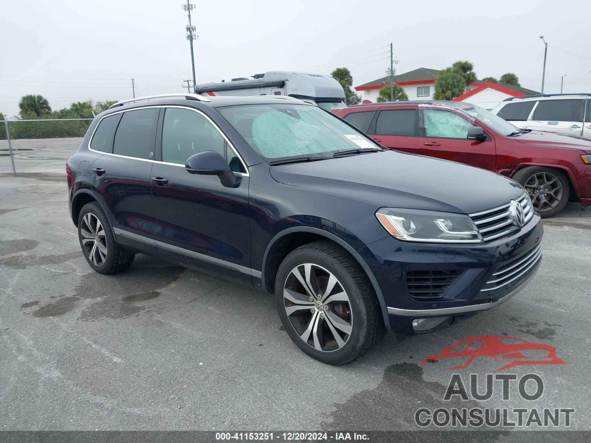 VOLKSWAGEN TOUAREG 2017 - WVGRF7BP7HD006760