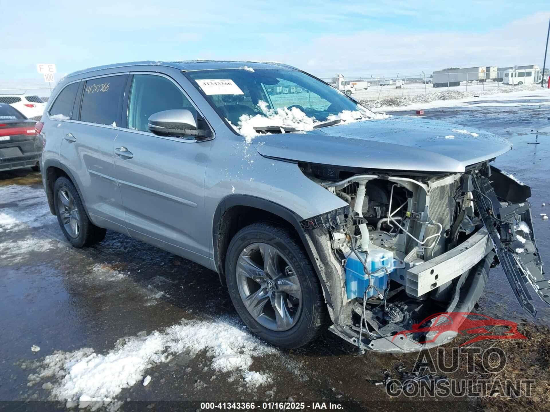 TOYOTA HIGHLANDER 2019 - 5TDDZRFH9KS934893