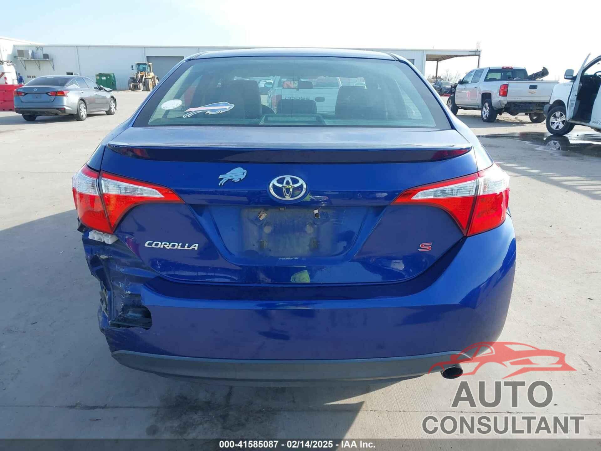 TOYOTA COROLLA 2015 - 2T1BURHE2FC266328