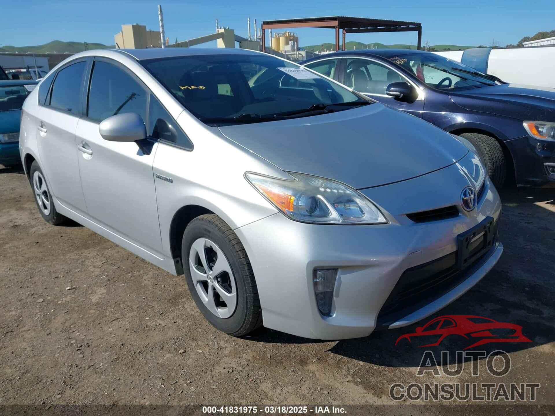 TOYOTA PRIUS 2012 - JTDKN3DU4C1535422
