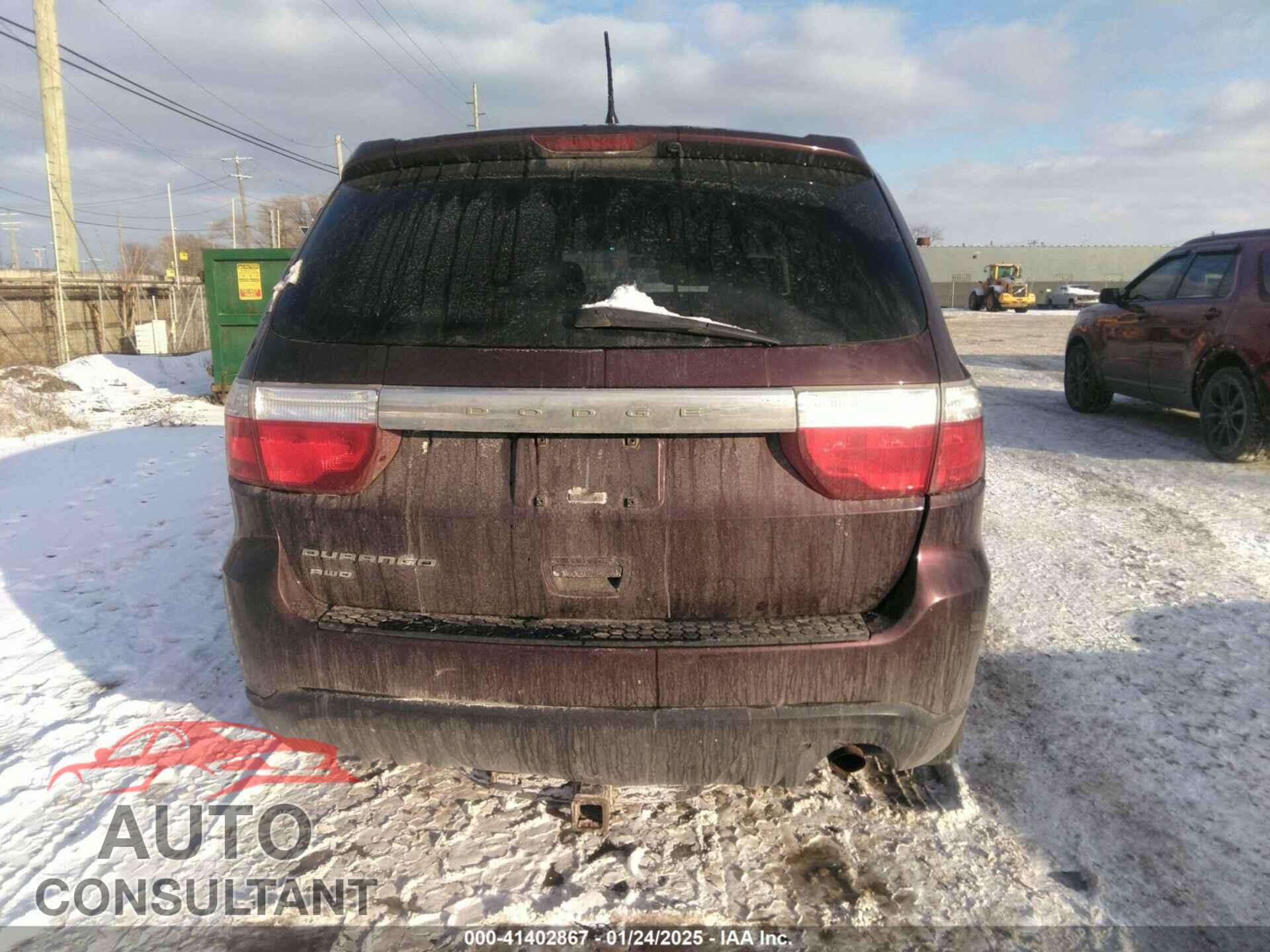 DODGE DURANGO 2012 - 1C4RDJAG7CC206710