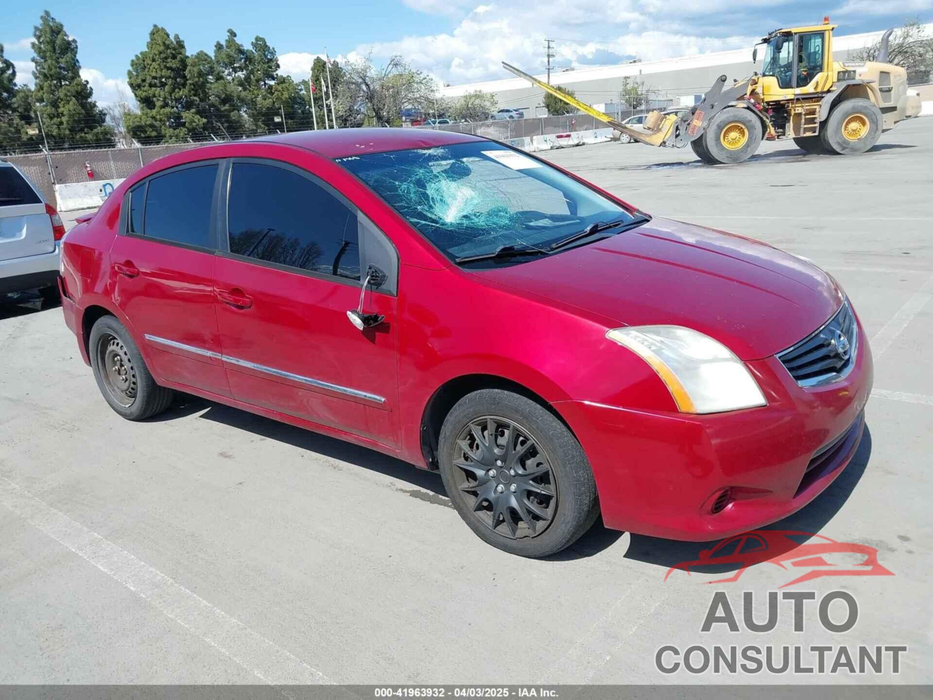 NISSAN SENTRA 2012 - 3N1AB6AP8CL644160