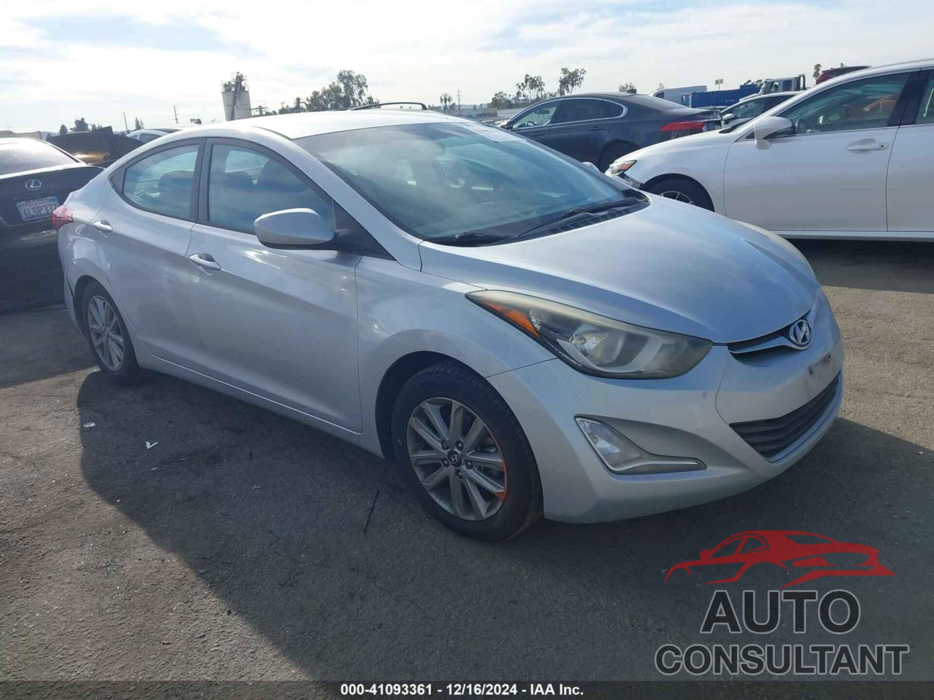 HYUNDAI ELANTRA 2014 - 5NPDH4AE8EH500350