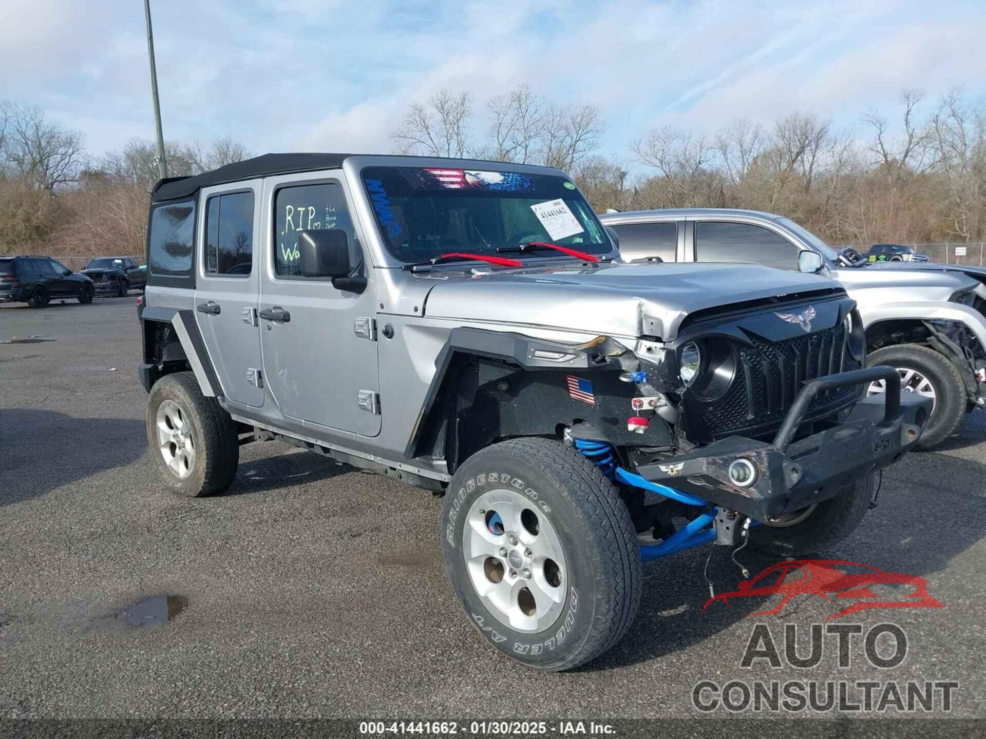 JEEP WRANGLER UNLIMITED 2020 - 1C4HJXDG4LW221778