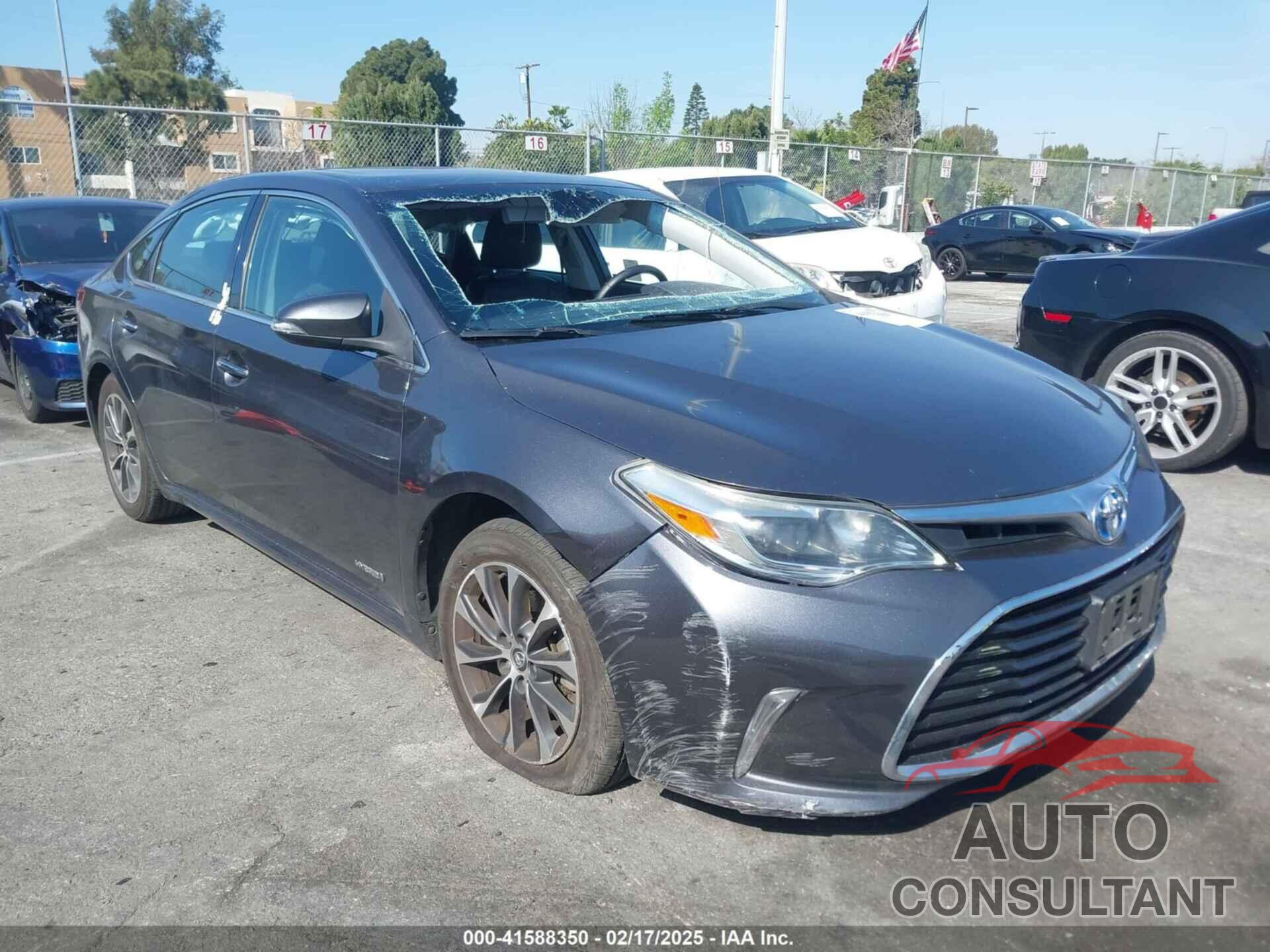 TOYOTA AVALON HYBRID 2016 - 4T1BD1EBXGU048729