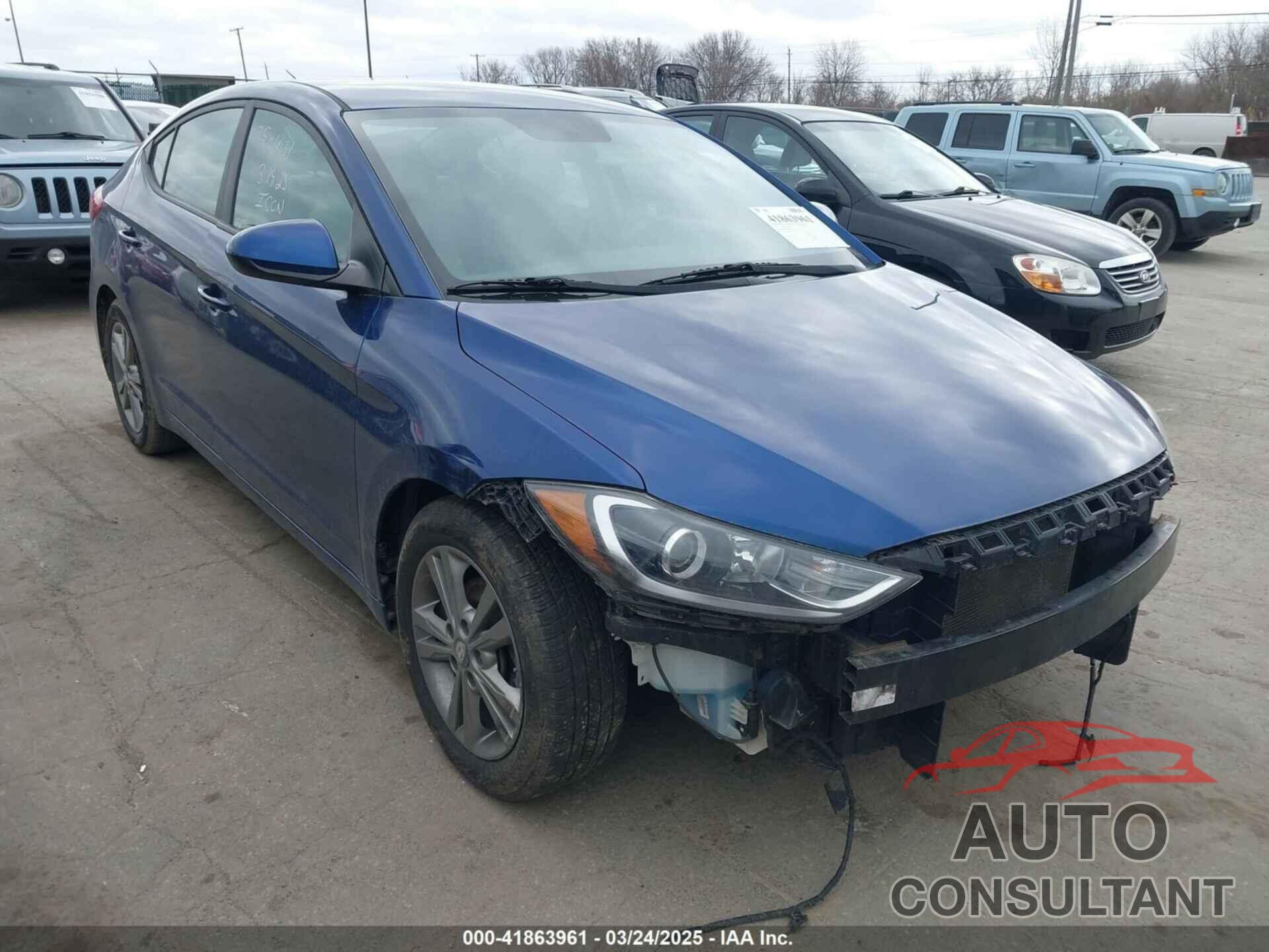 HYUNDAI ELANTRA 2017 - 5NPD84LF4HH058645