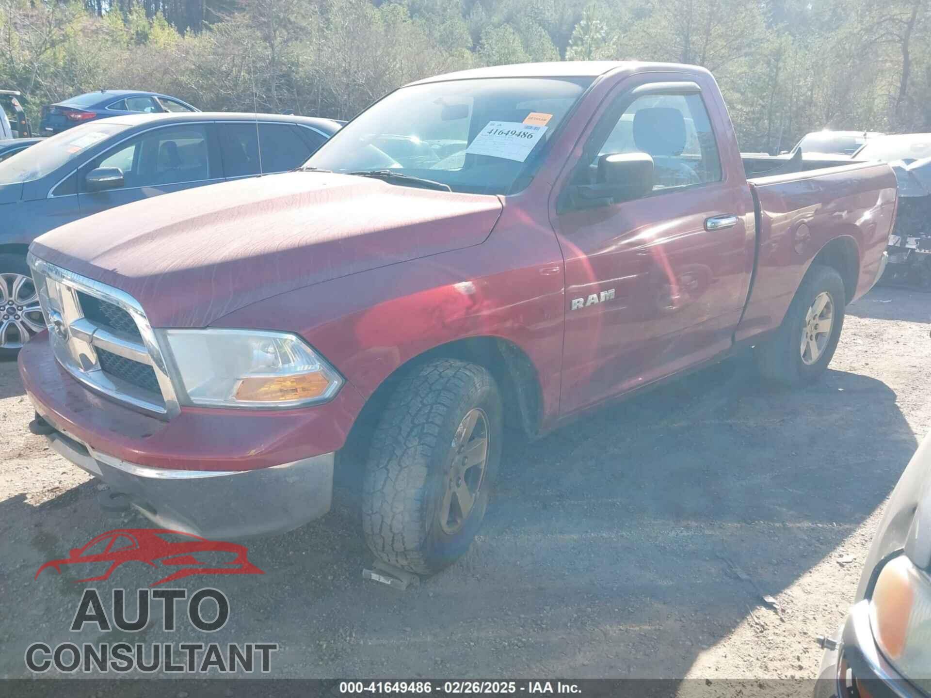 DODGE RAM 1500 2010 - 3D7JB1EPXAG149528