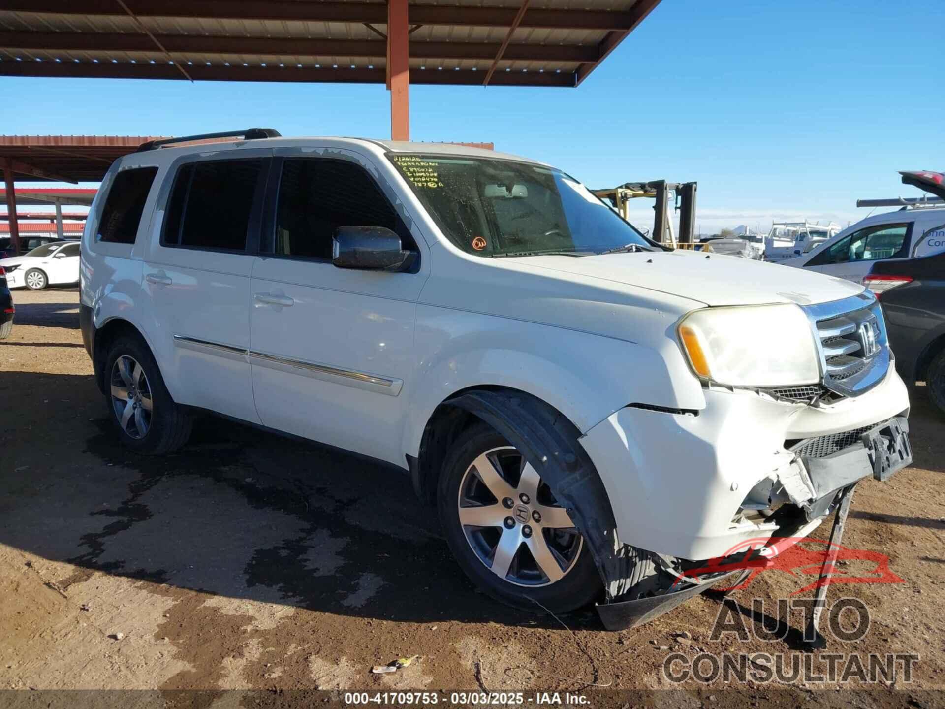 HONDA PILOT 2013 - 5FNYF3H90DB012470