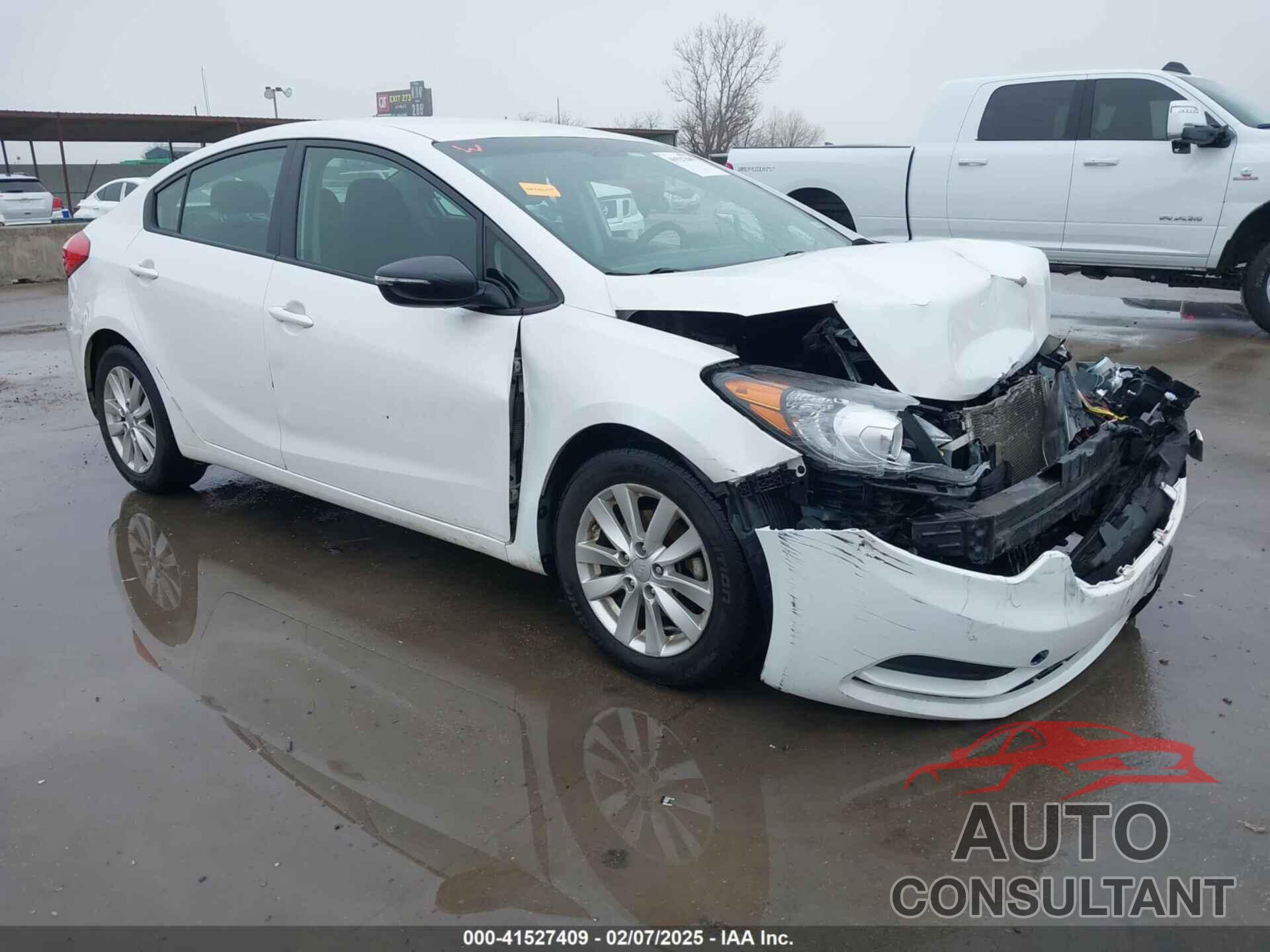 KIA FORTE 2014 - KNAFX4A63E5154029