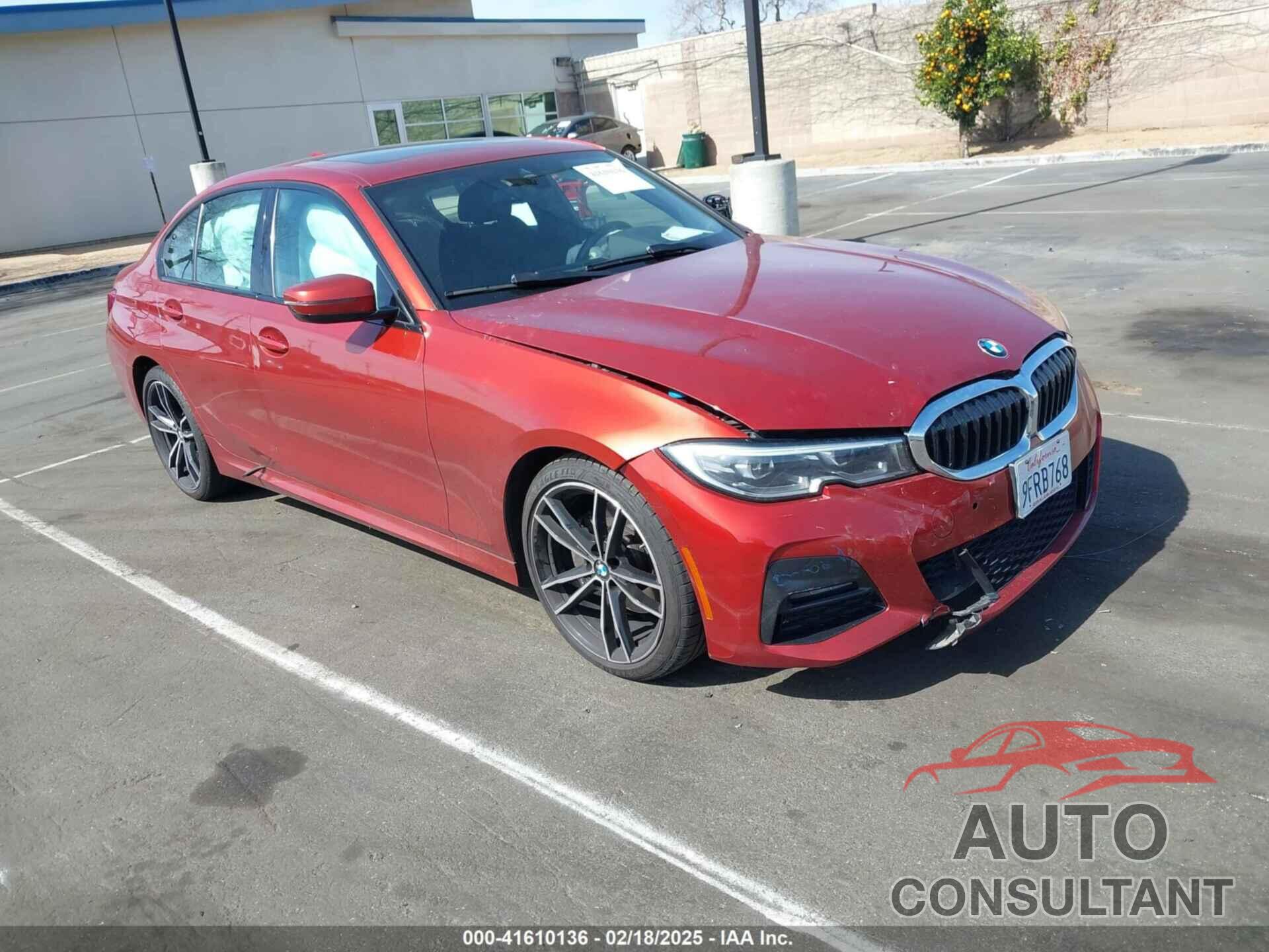 BMW 330I 2021 - 3MW5R1J02M8B52337
