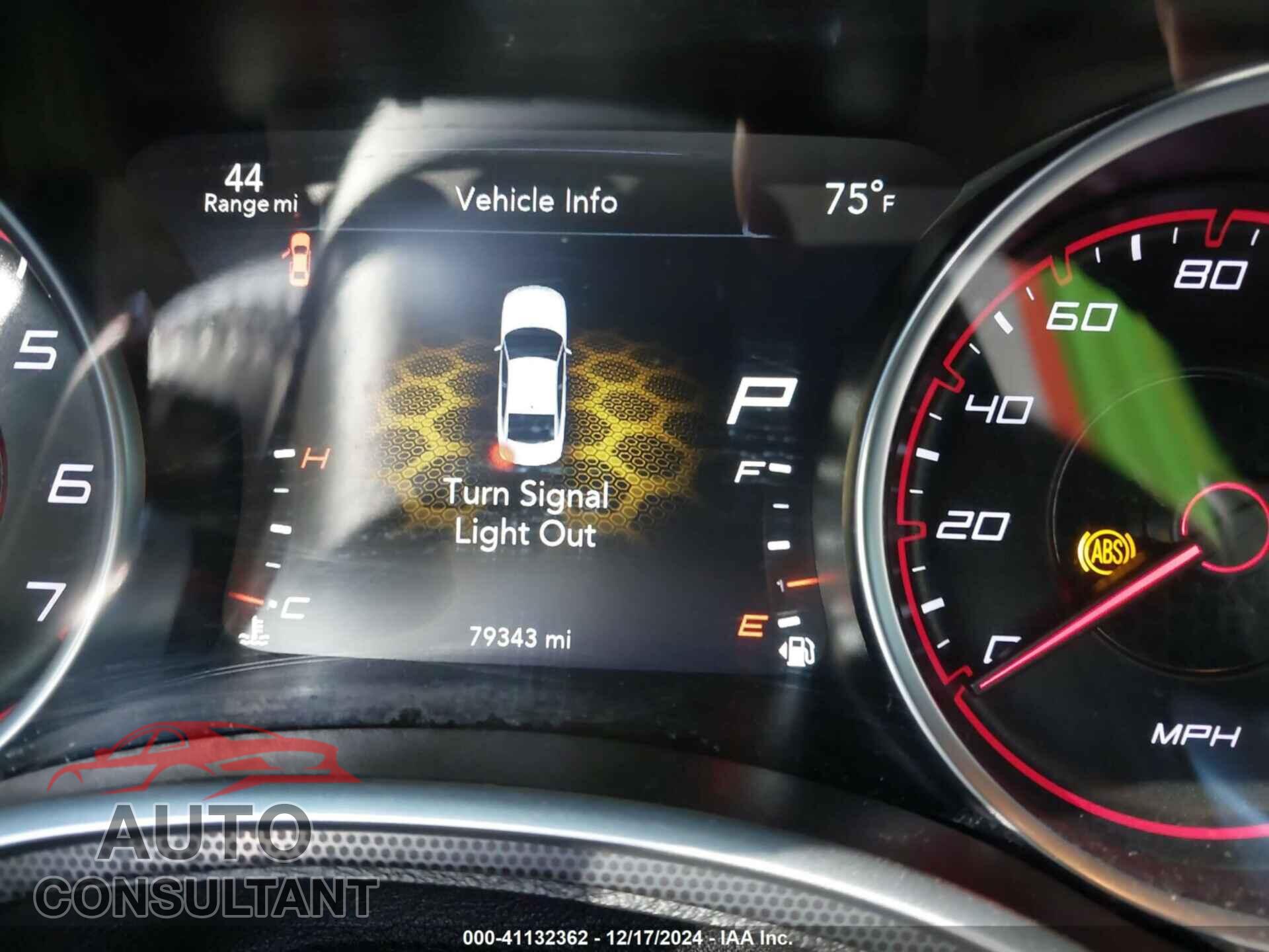 DODGE CHARGER 2017 - 2C3CDXCTXHH595287