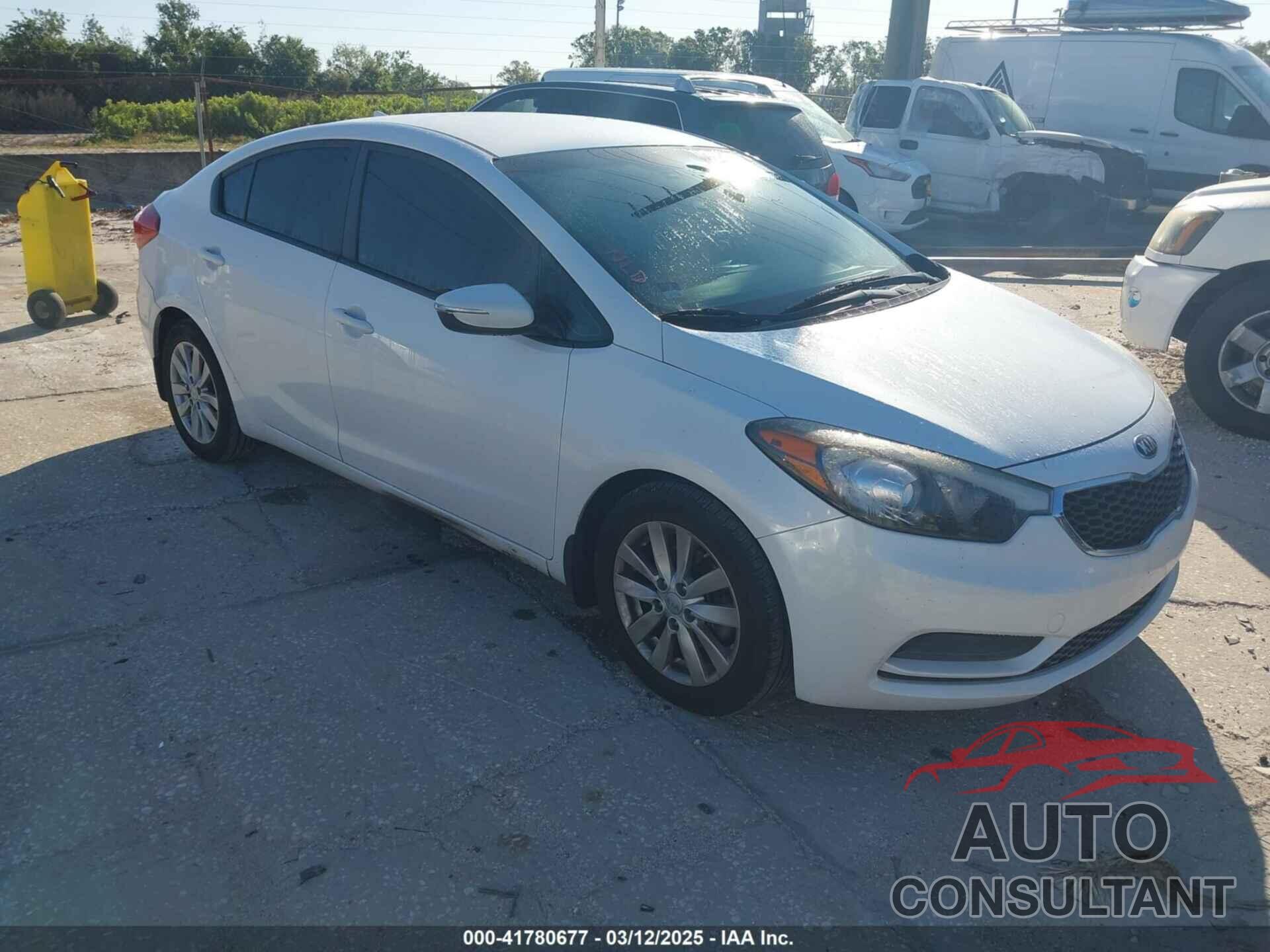 KIA FORTE 2015 - KNAFX4A65F5393647
