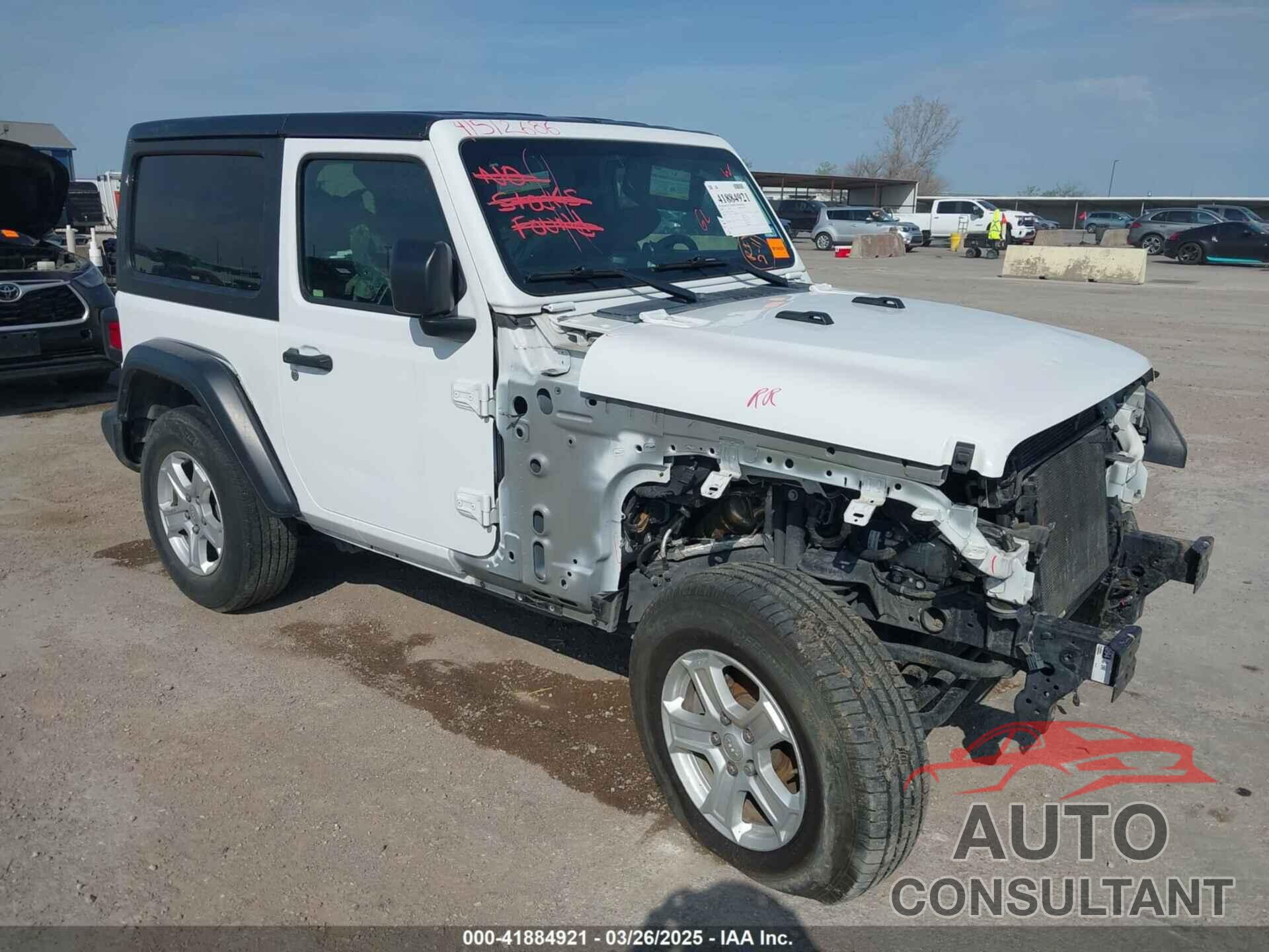 JEEP WRANGLER 2020 - 1C4GJXAG3LW275413