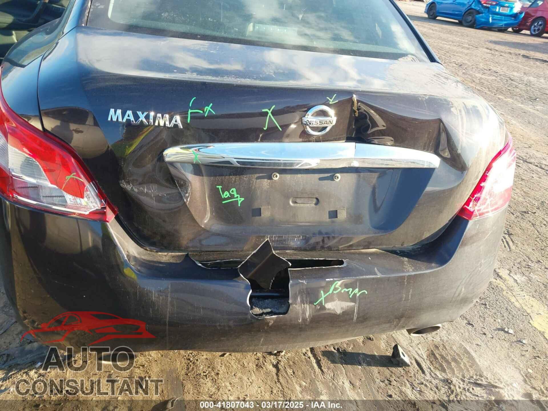NISSAN MAXIMA 2011 - 1N4AA5AP9BC810048