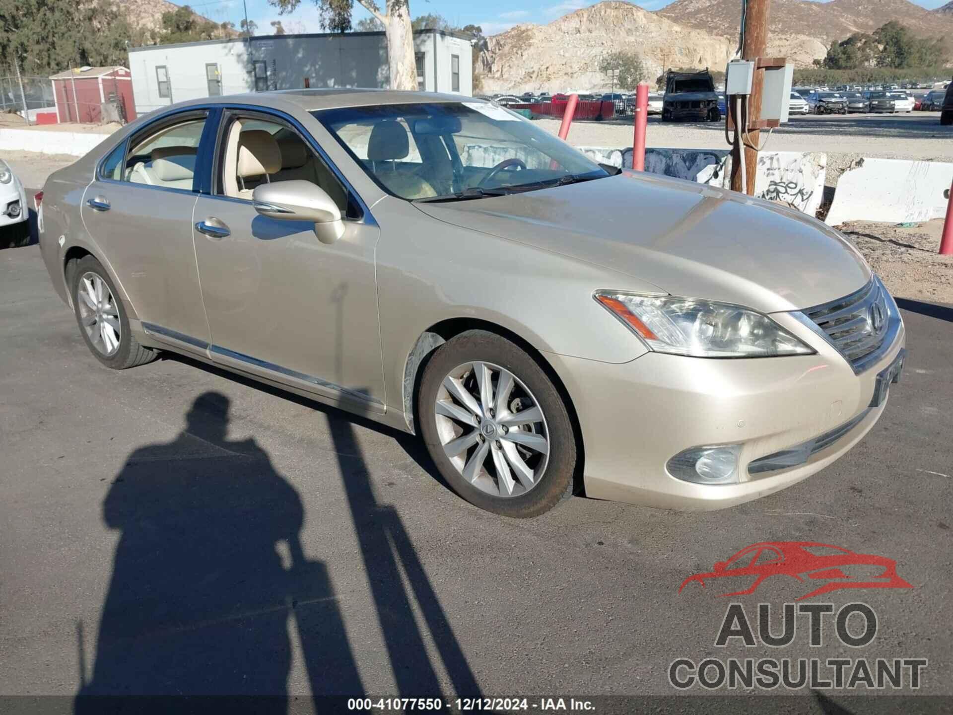 LEXUS ES 350 2011 - JTHBK1EG6B2447744