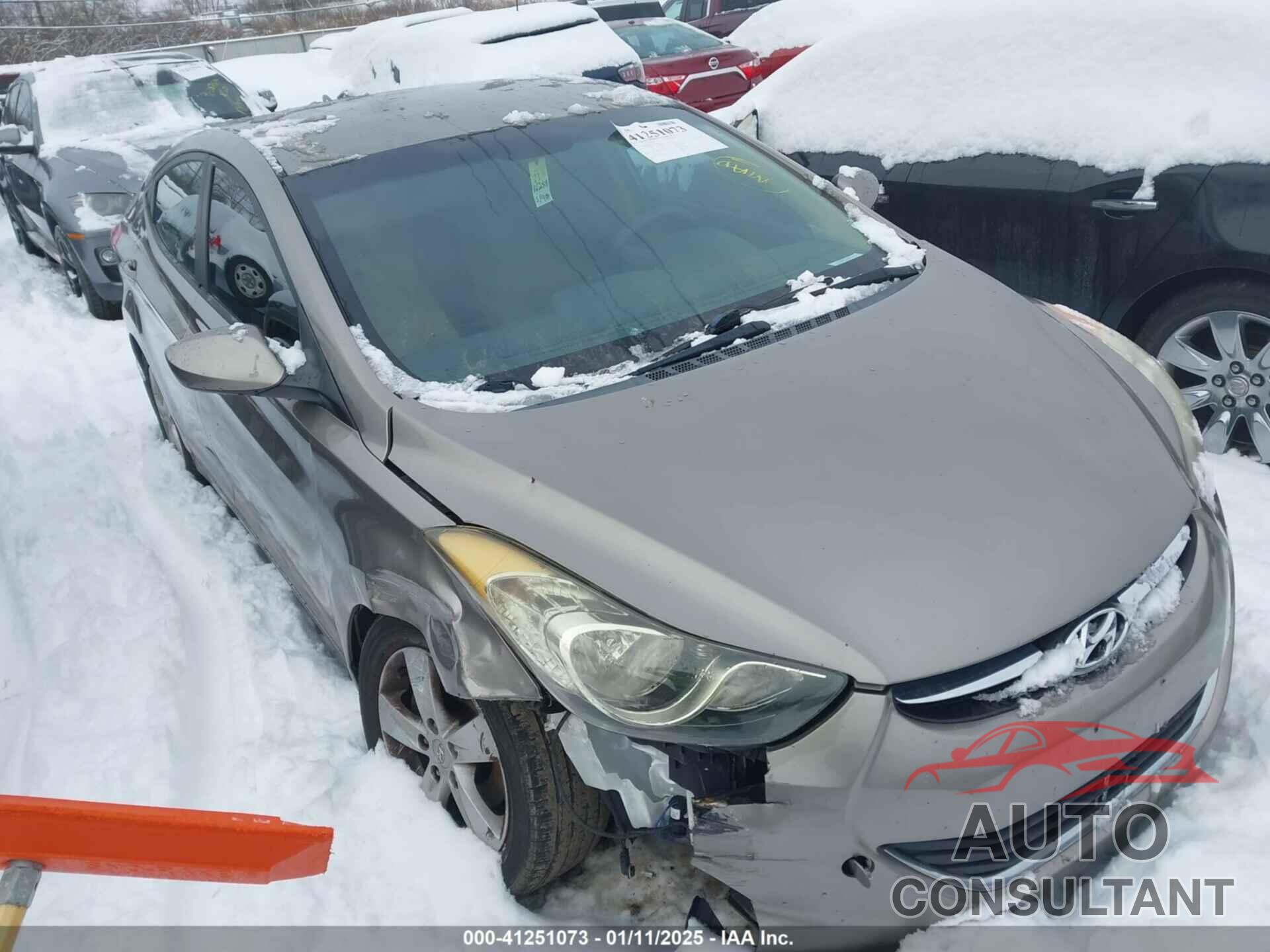 HYUNDAI ELANTRA 2012 - 5NPDH4AEXCH142066