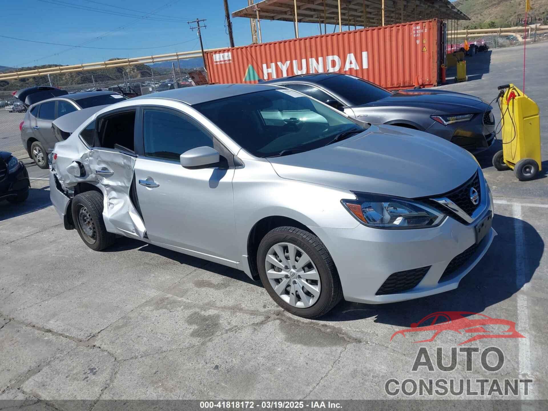 NISSAN SENTRA 2019 - 3N1AB7AP7KY445558
