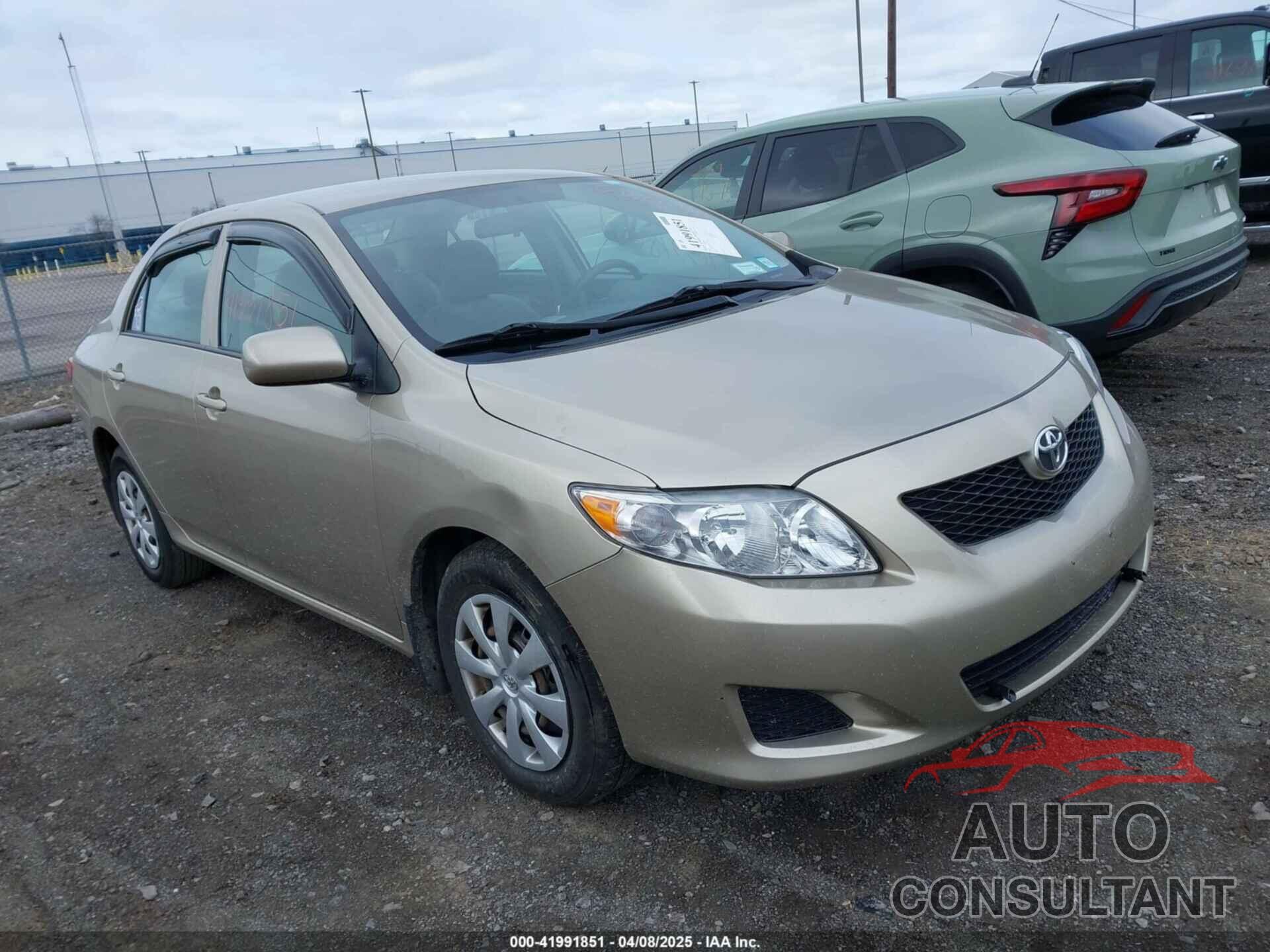 TOYOTA COROLLA 2009 - 1NXBU40E69Z079305